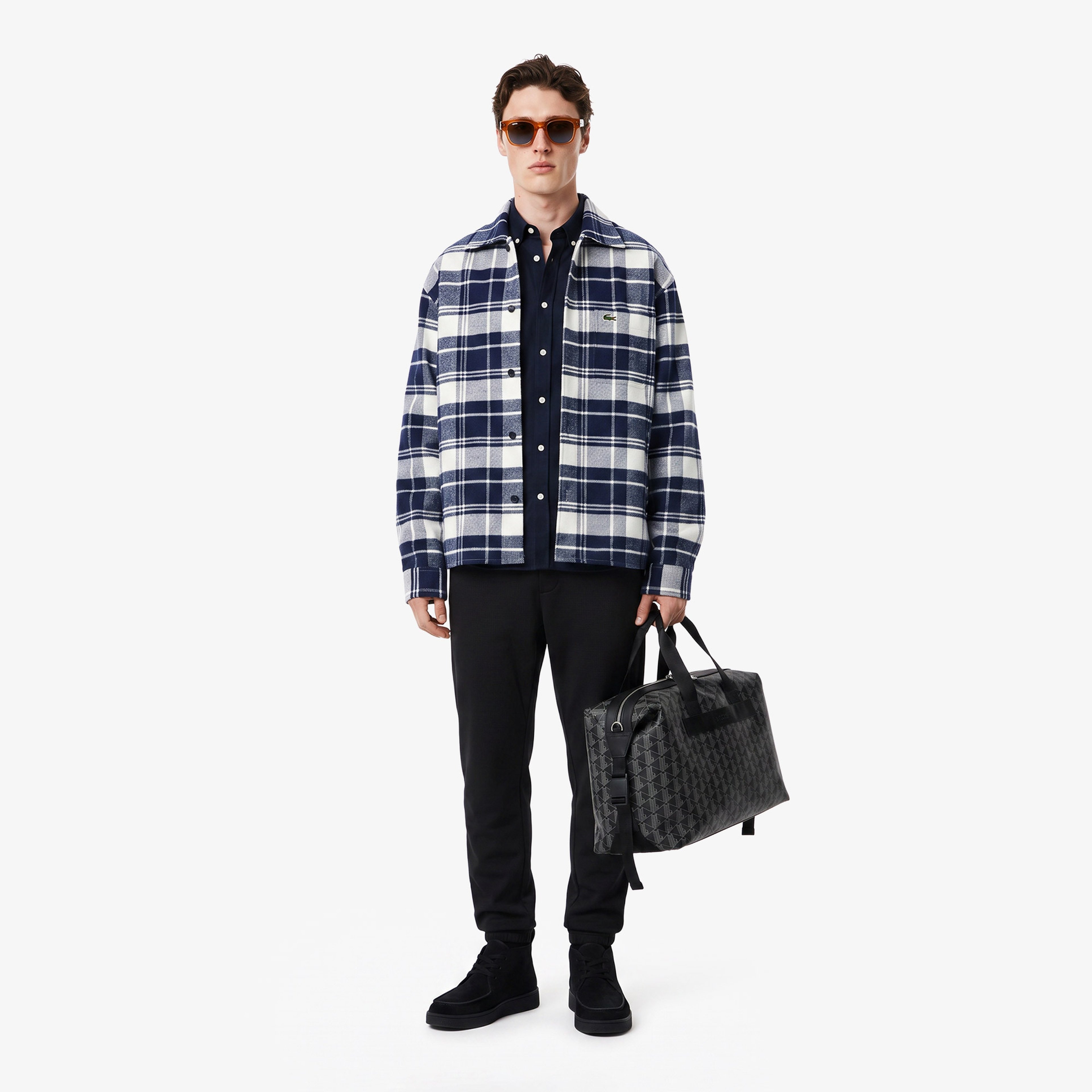 Erkek Tapered Fit Siyah Pantolon