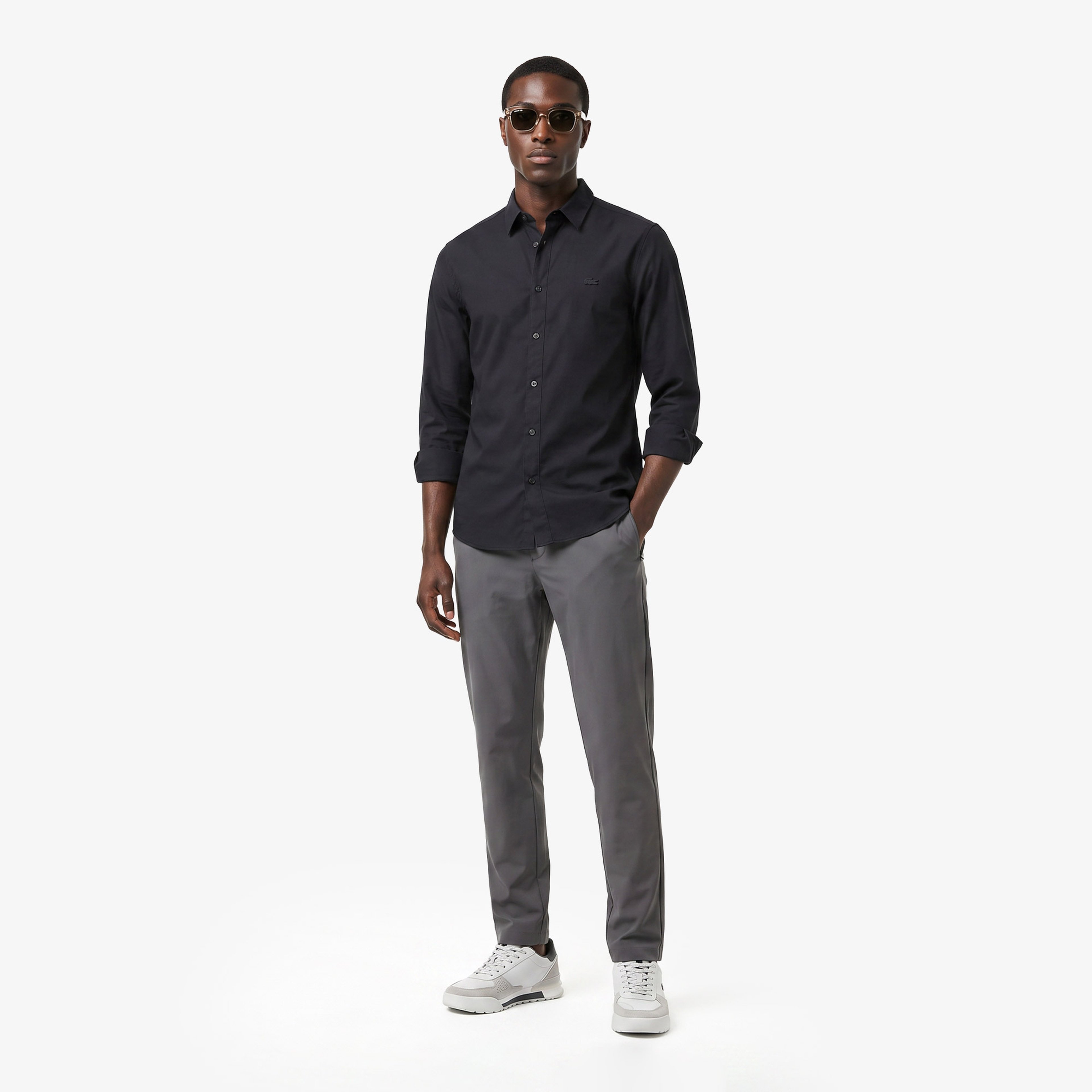 Erkek Slim Fit Siyah Gömlek Erkek Slim Fit Siyah Gömlek