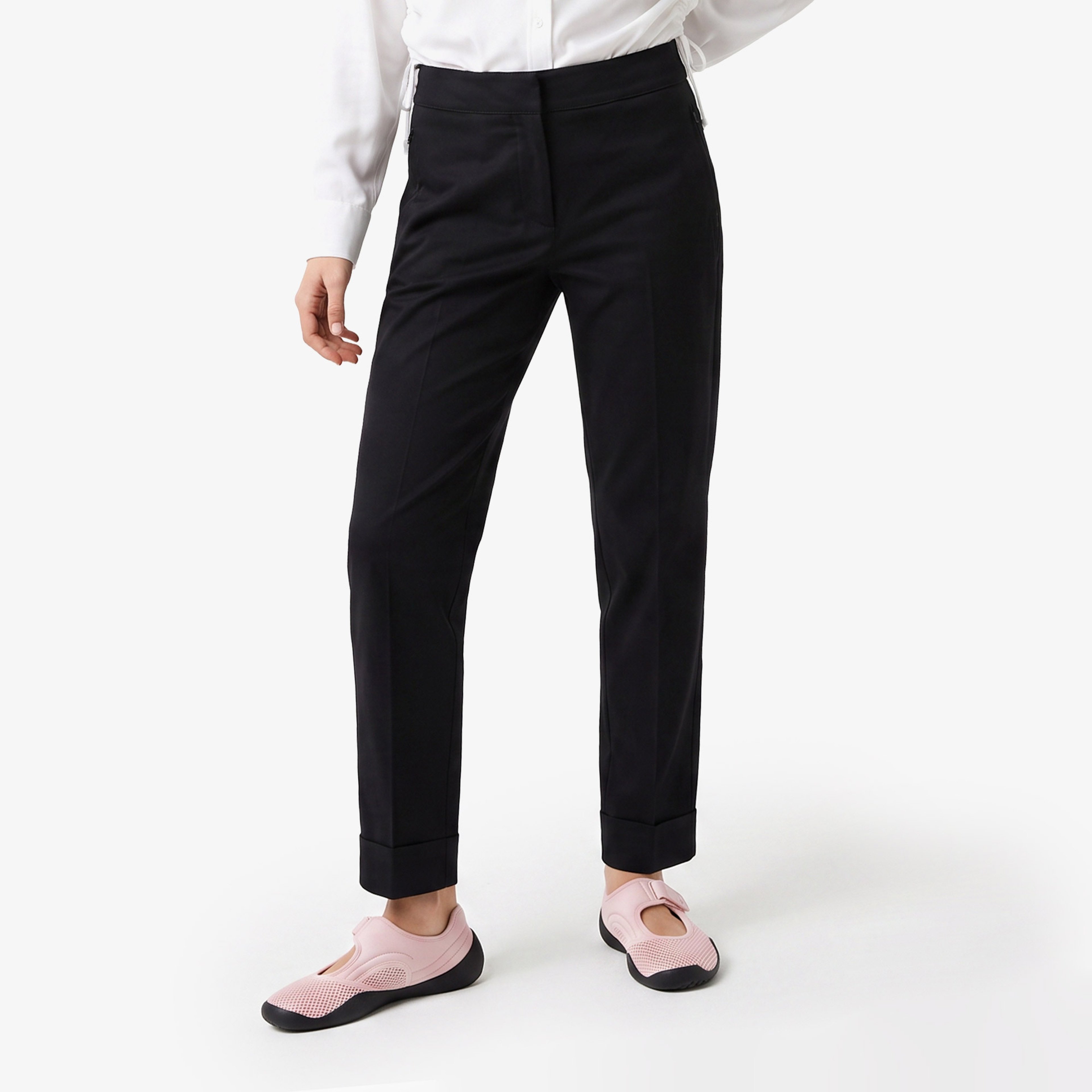 Kadın Slim Fit Siyah Pantolon Kadın Slim Fit Siyah Pantolon