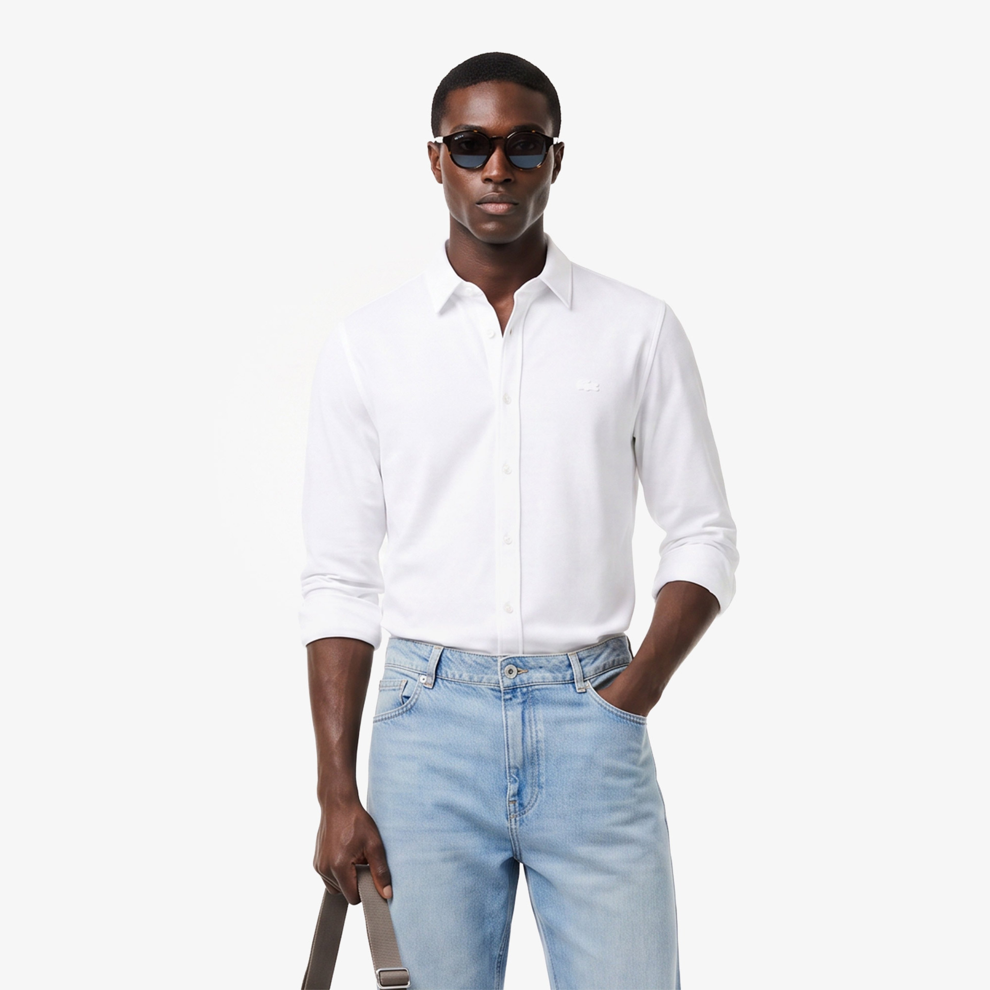 Erkek Slim Fit Beyaz Gömlek Erkek Slim Fit Beyaz Gömlek