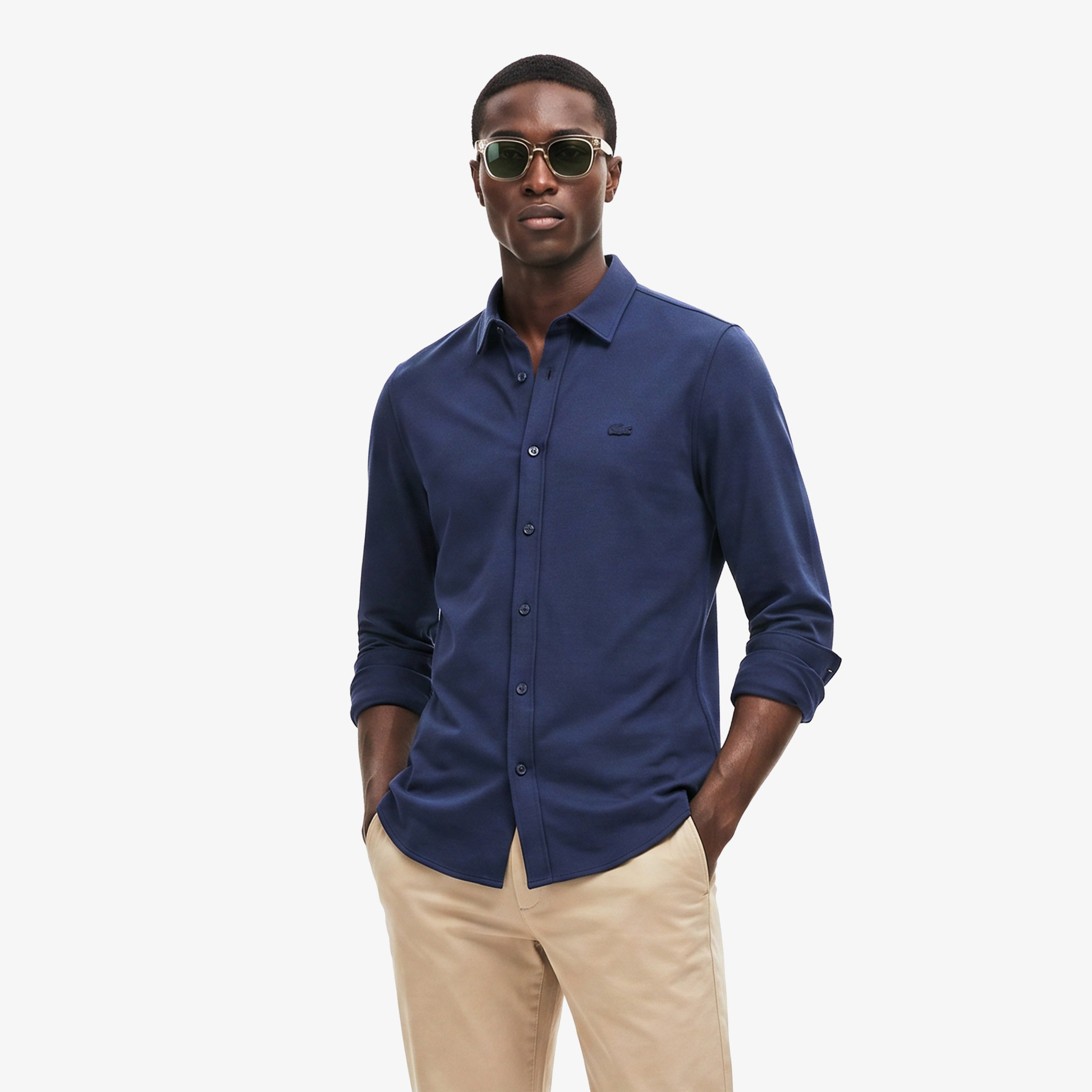 Erkek Slim Fit Lacivert Gömlek Erkek Slim Fit Lacivert Gömlek