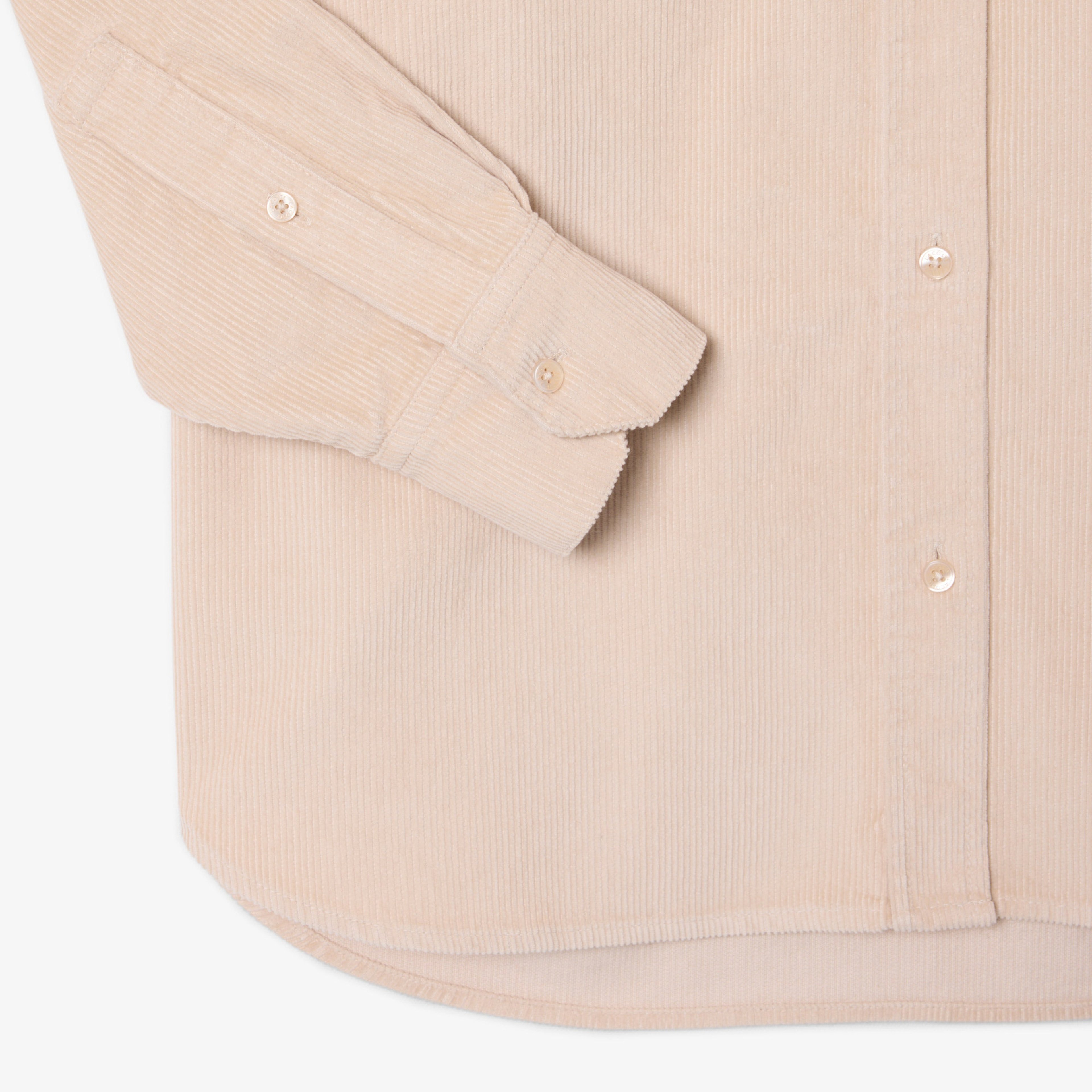 Kadın Oversize Fit Kadife Bej Gömlek Kadın Oversize Fit Kadife Bej Gömlek