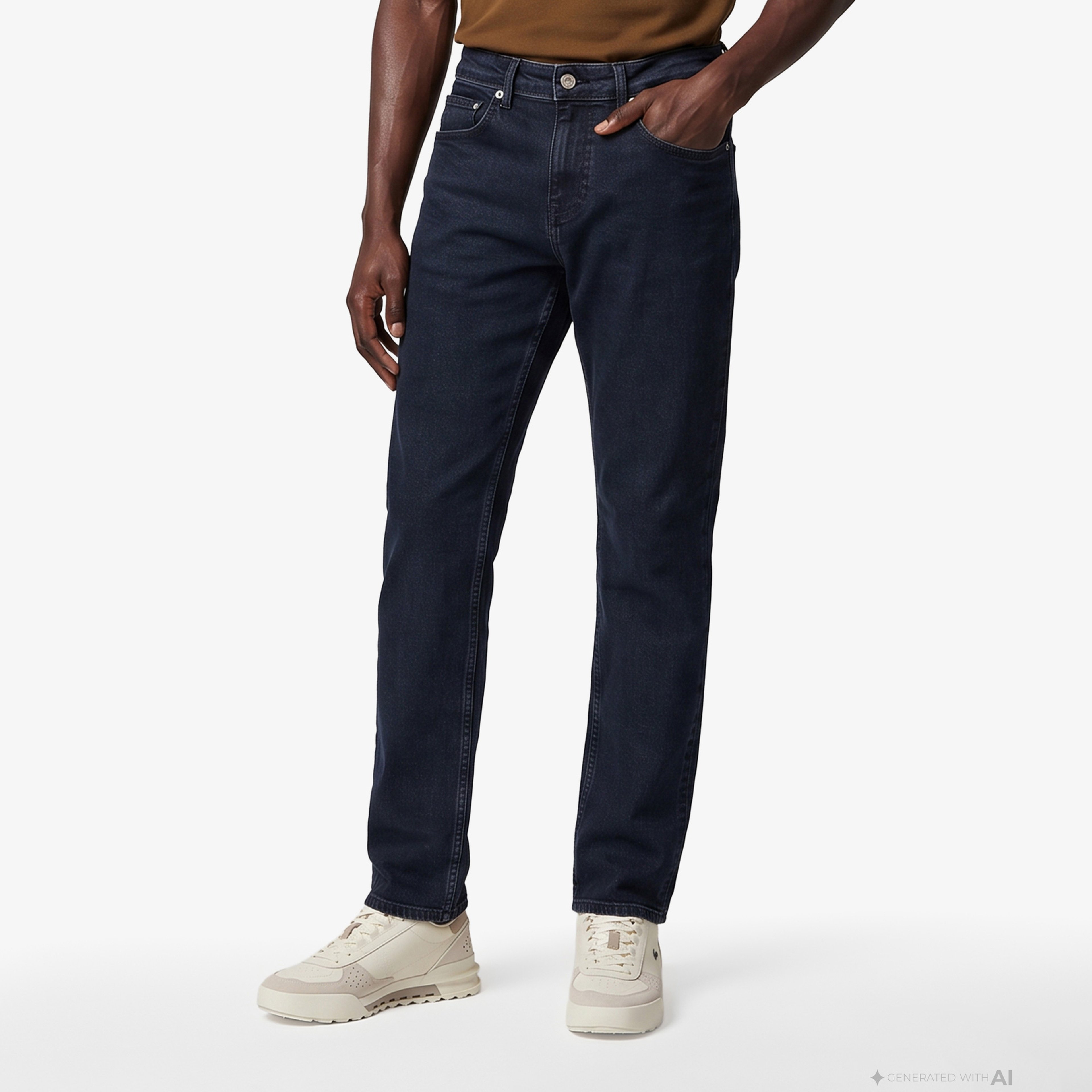 Erkek Slim Fit Lacivert Jean Pantolon Erkek Slim Fit Lacivert Jean Pantolon