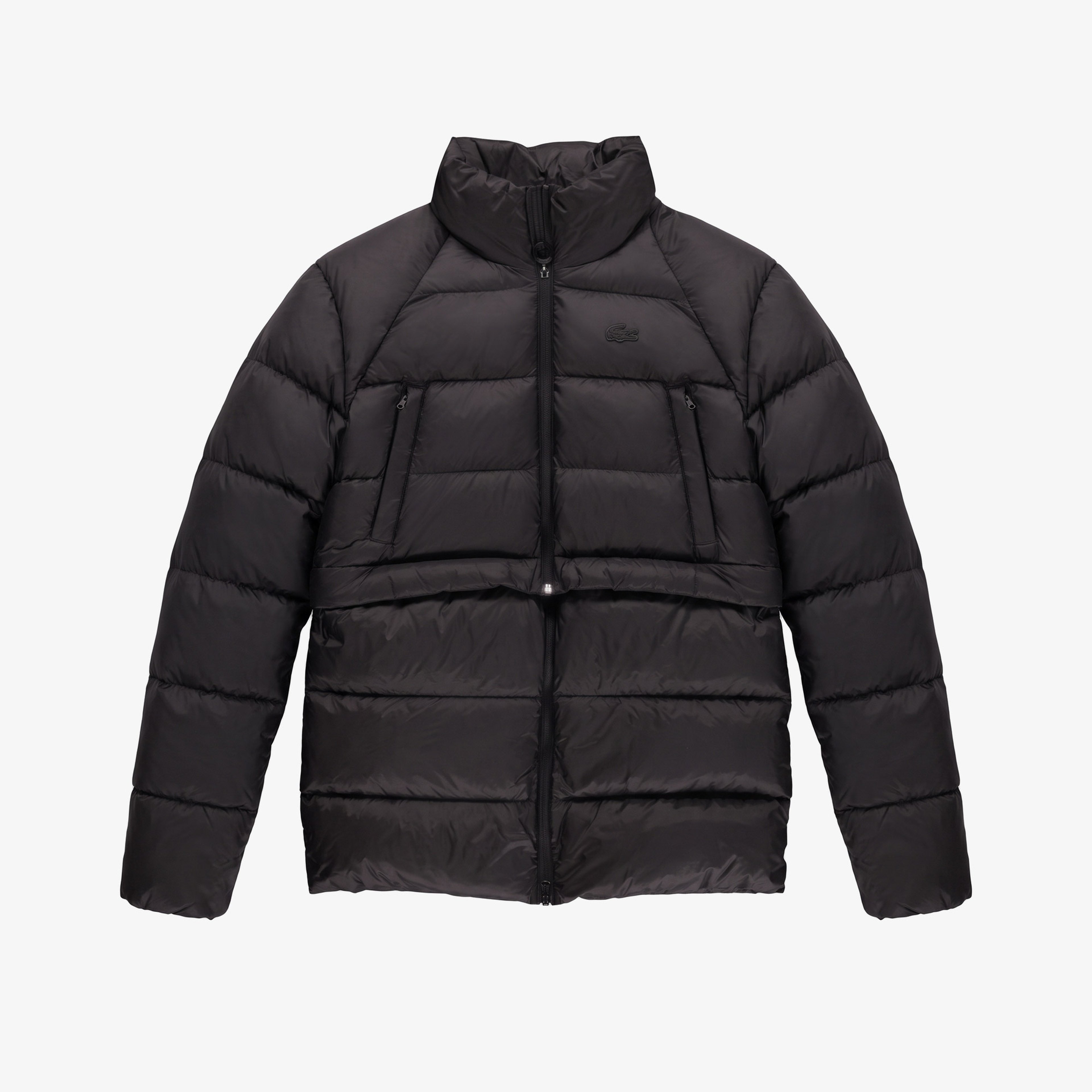 Kadın Relaxed Fit Dik Yaka Siyah Mont Kadın Relaxed Fit Dik Yaka Siyah Mont