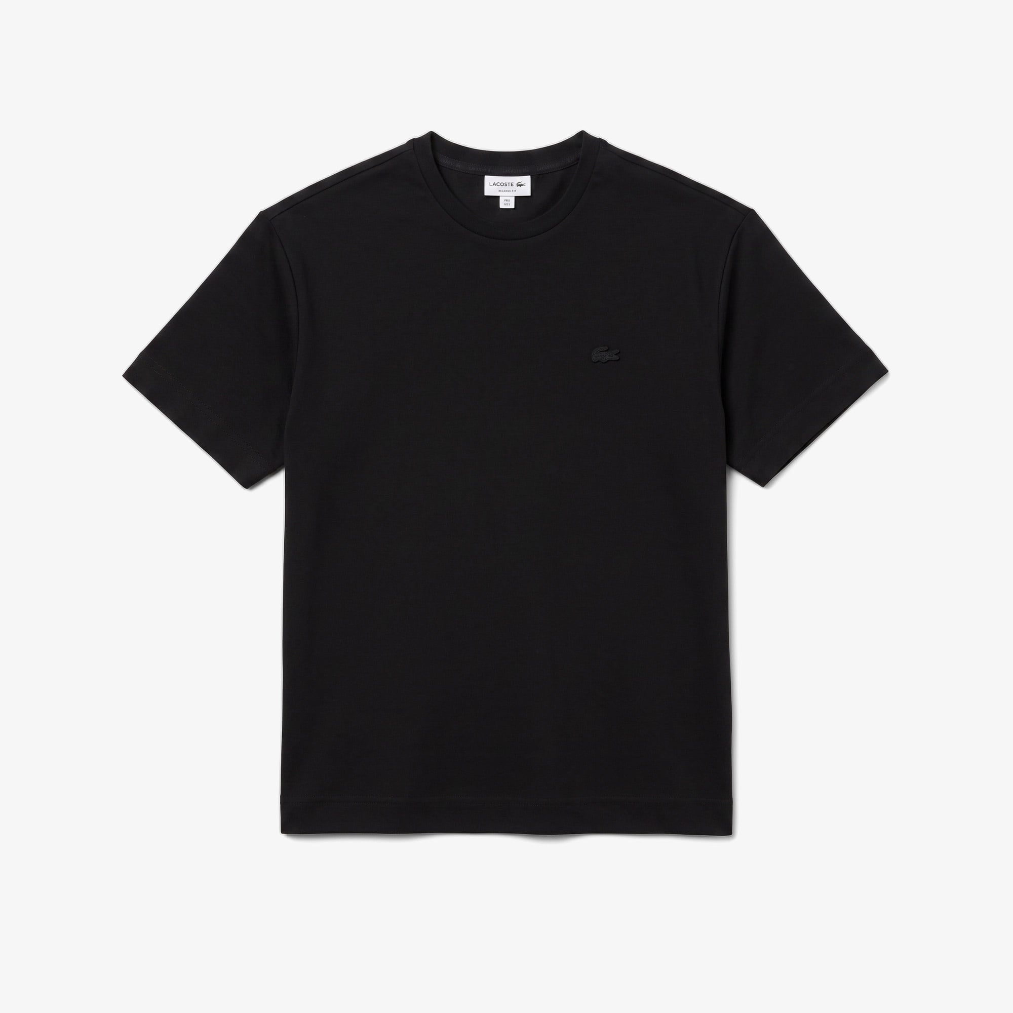 Erkek Oversize Fit Bisiklet Yaka Siyah T-Shirt