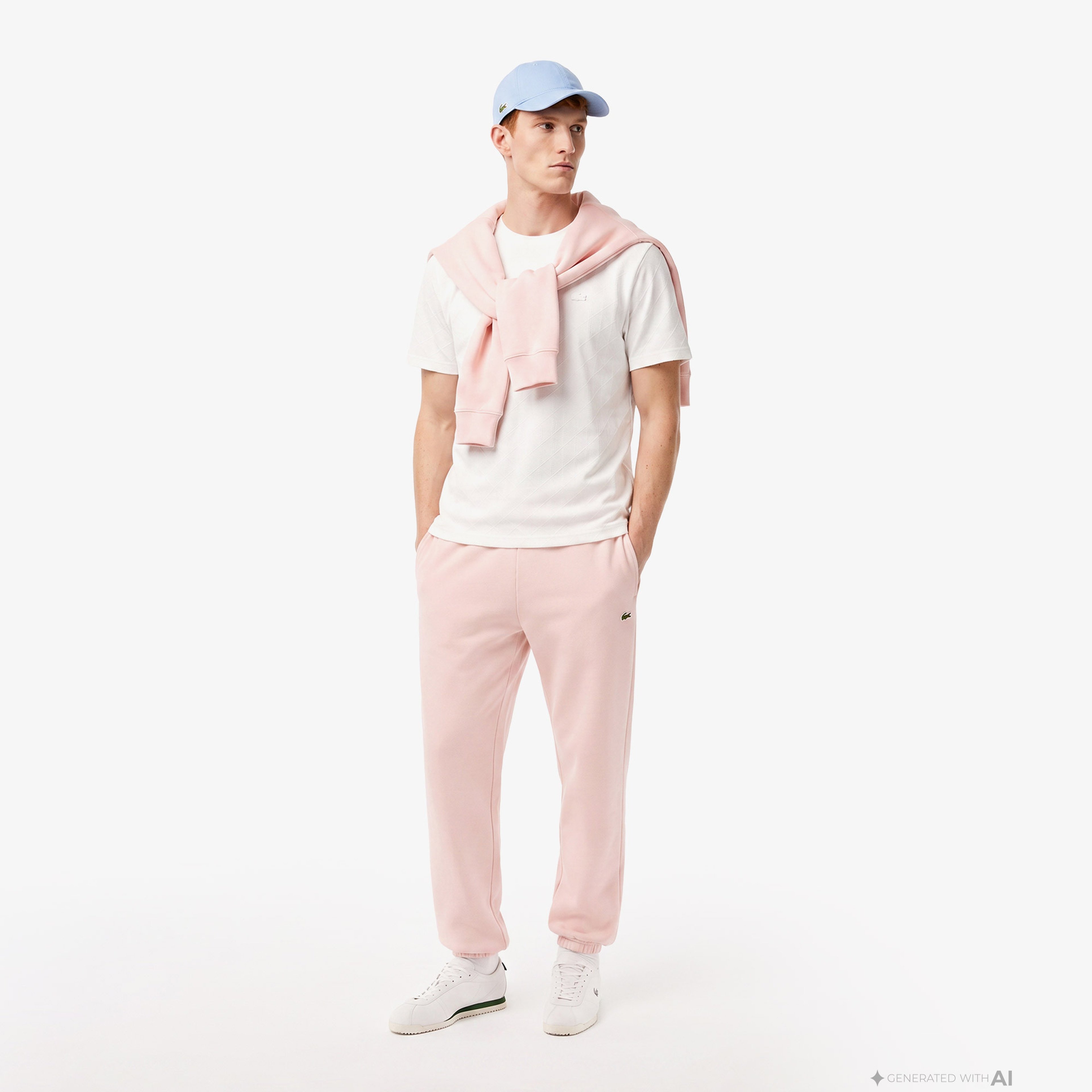 Erkek Relaxed Fit Bisiklet Yaka Monogram Beyaz T-Shirt Erkek Relaxed Fit Bisiklet Yaka Monogram Beyaz T-Shirt