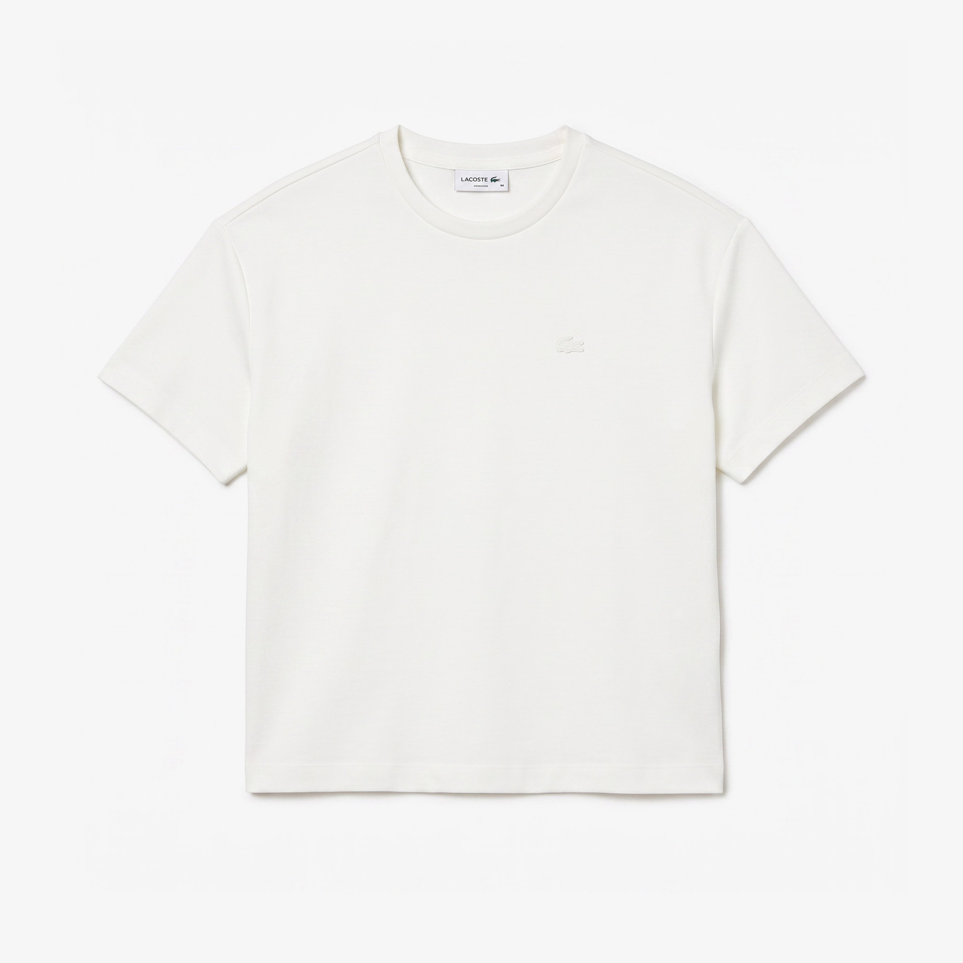 Kadın Loose Fit Bisiklet Yaka Beyaz T-Shirt Kadın Loose Fit Bisiklet Yaka Beyaz T-Shirt