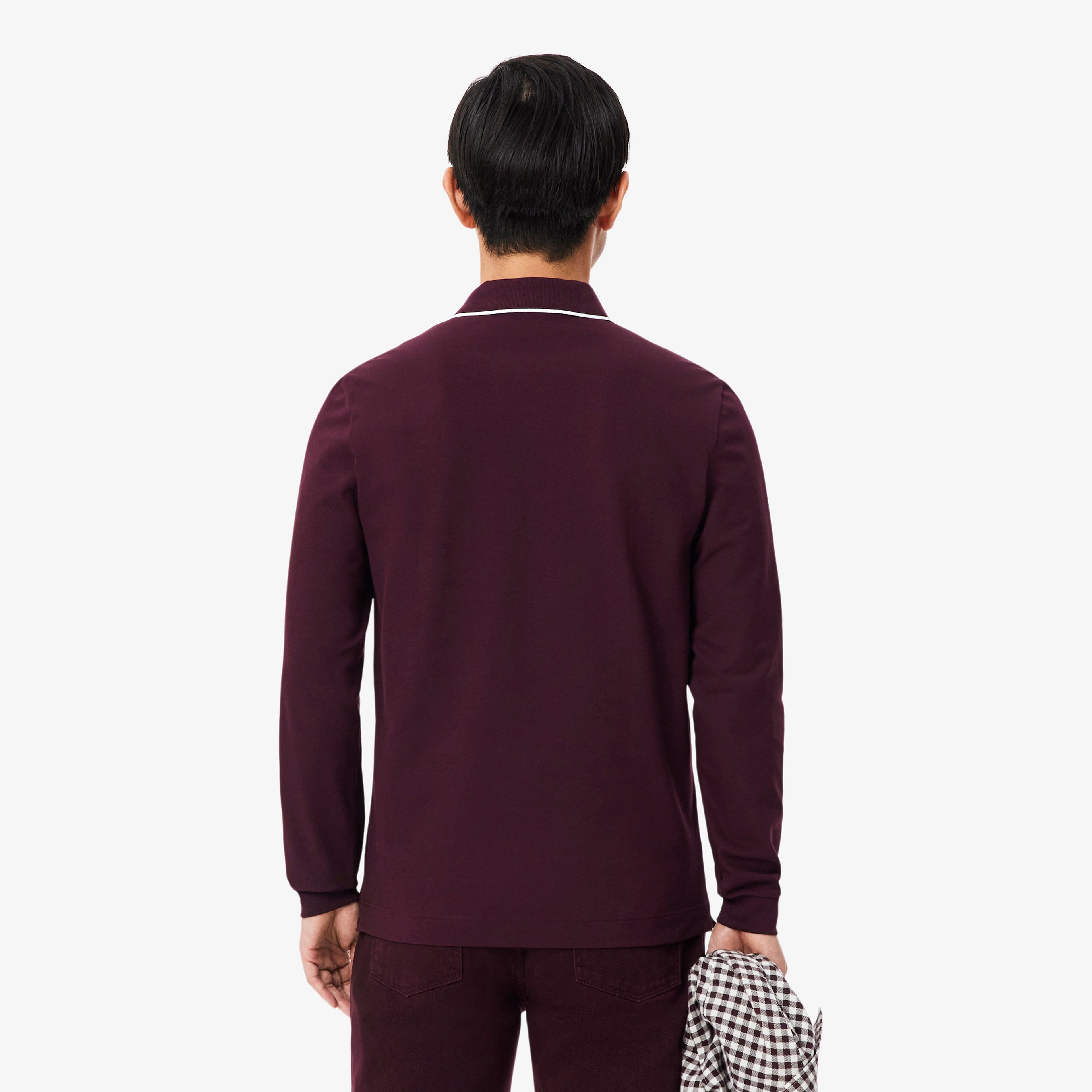 Erkek Regular Fit Uzun Kollu Bordo Paris Polo Erkek Regular Fit Uzun Kollu Bordo Paris Polo