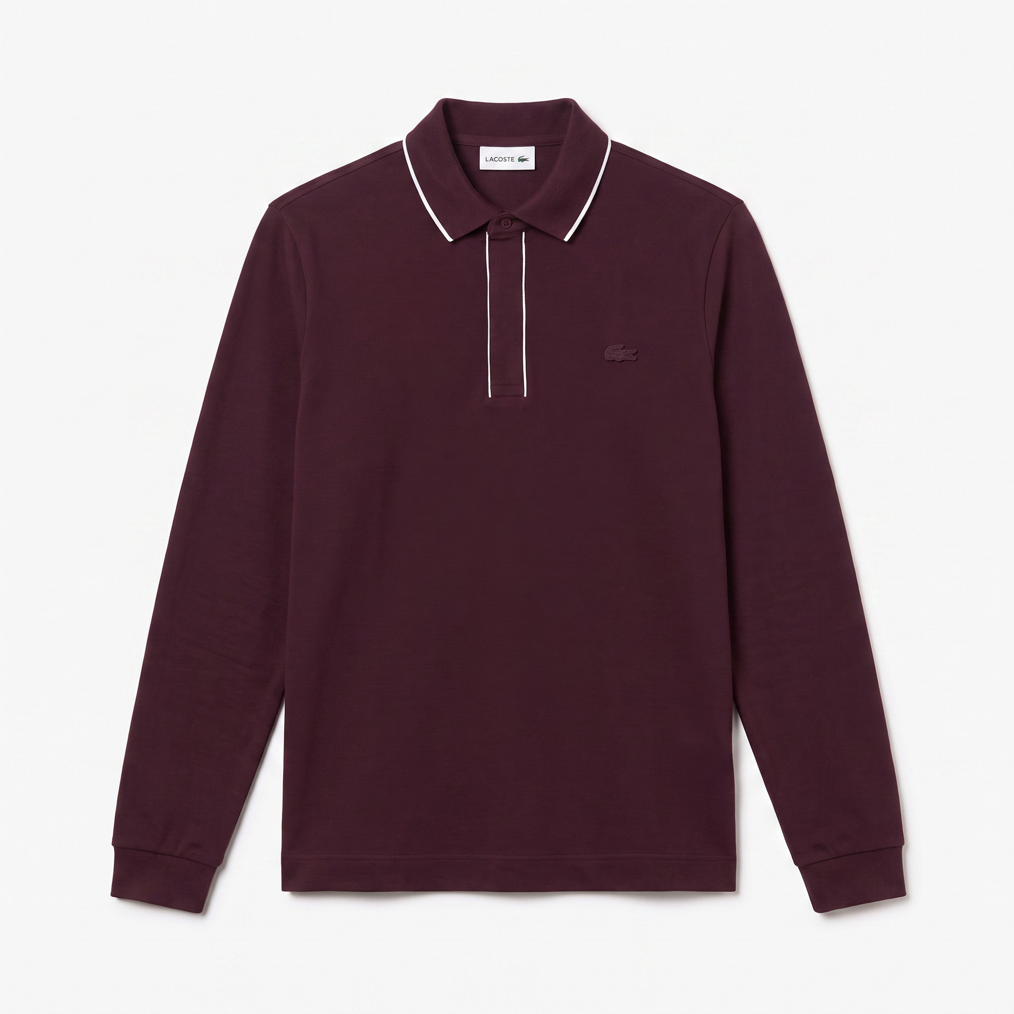 Erkek Regular Fit Uzun Kollu Bordo Paris Polo Erkek Regular Fit Uzun Kollu Bordo Paris Polo