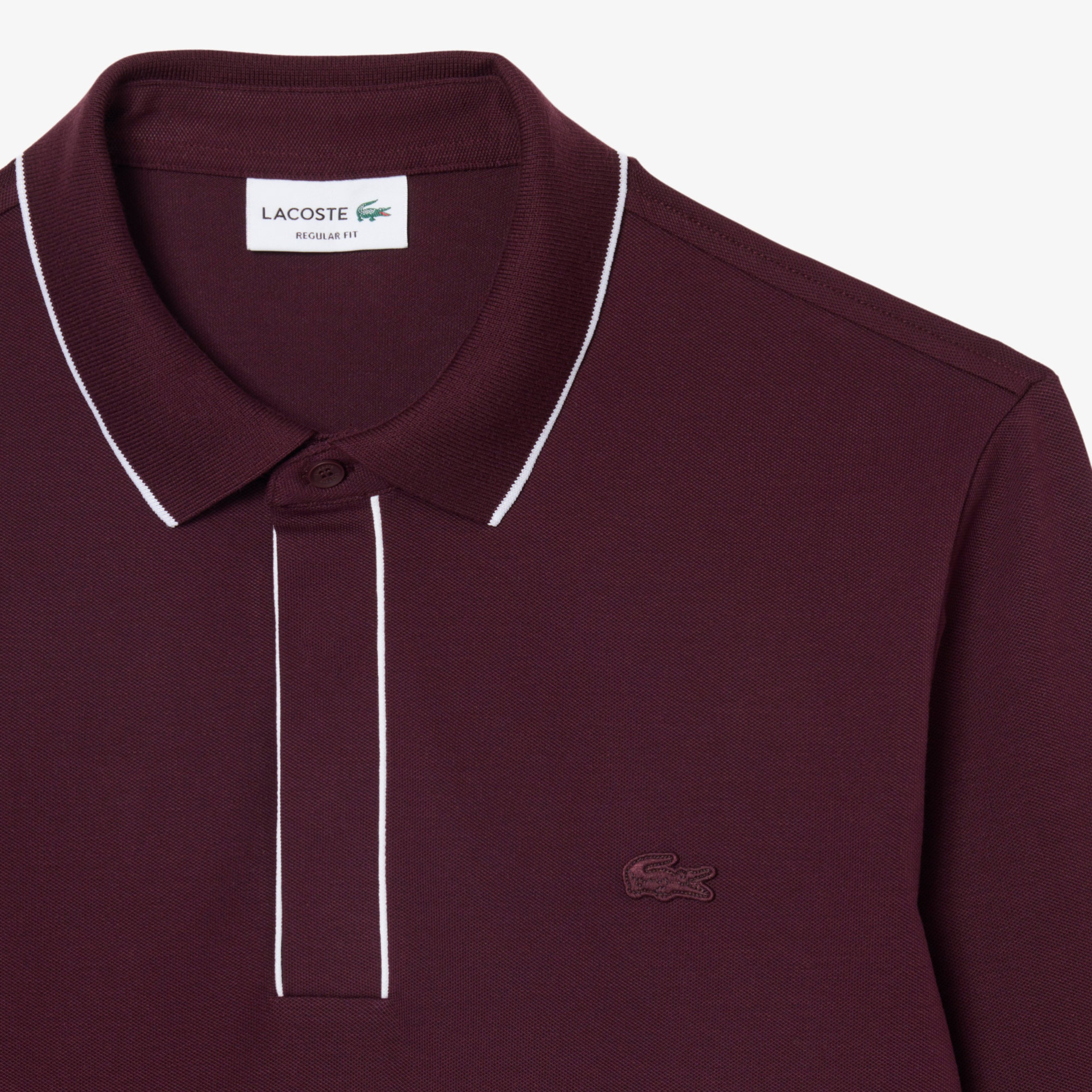 Erkek Regular Fit Uzun Kollu Bordo Paris Polo Erkek Regular Fit Uzun Kollu Bordo Paris Polo