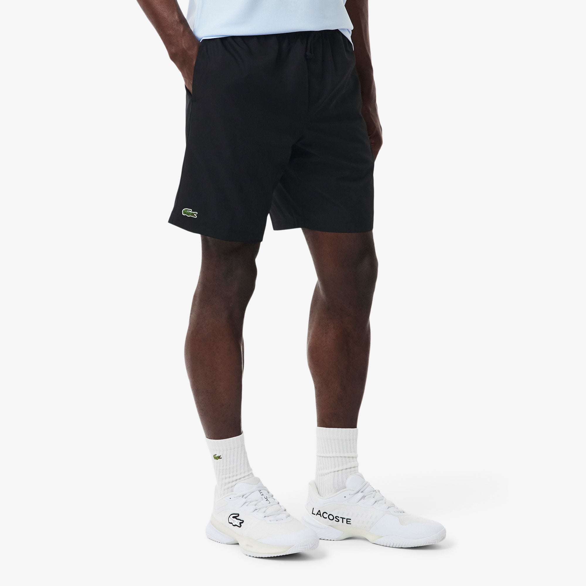 Lacoste Erkek Classic Fit Siyah Şort görsel 2