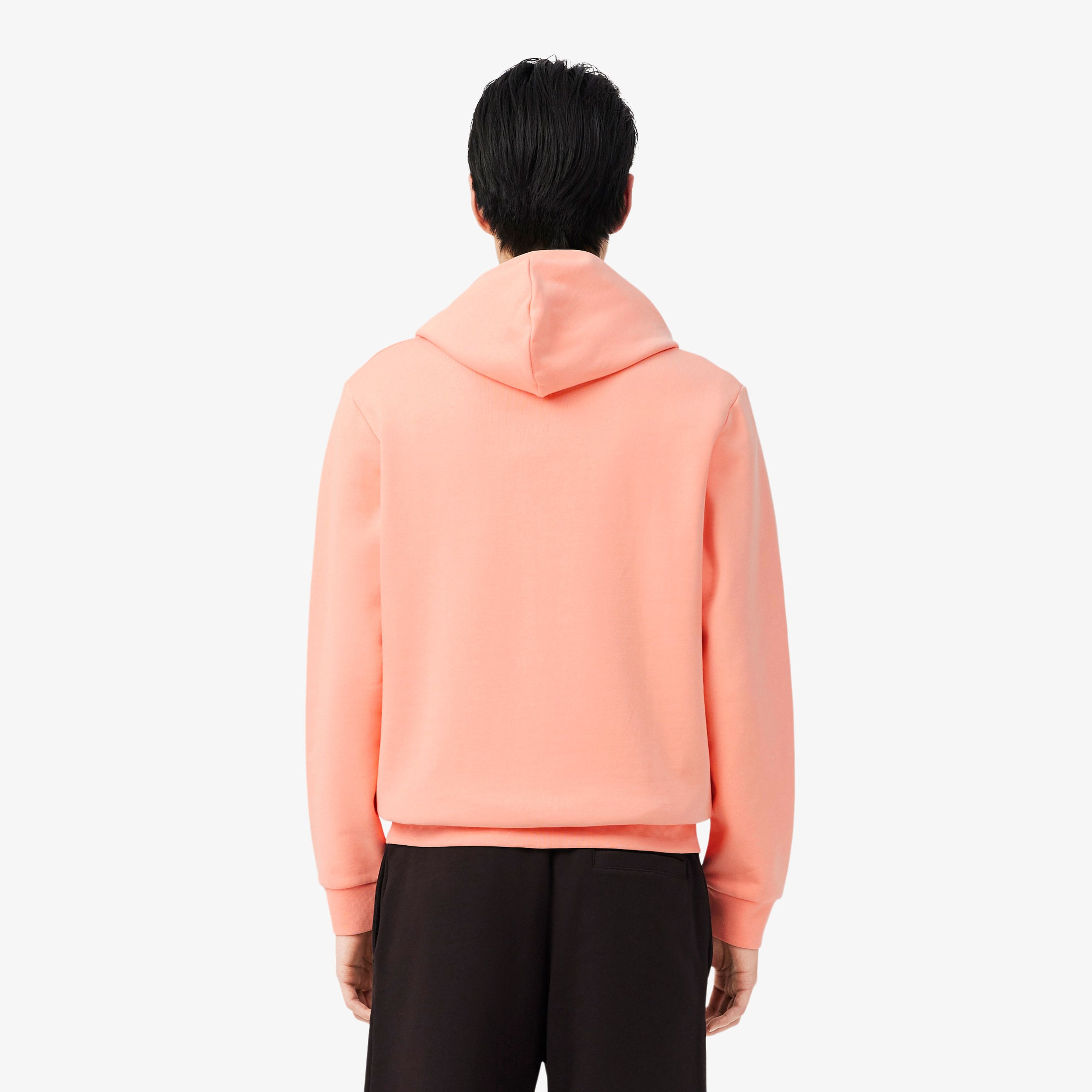 Erkek Classic Fit Kapüşonlu Pembe Sweatshirt Erkek Classic Fit Kapüşonlu Pembe Sweatshirt