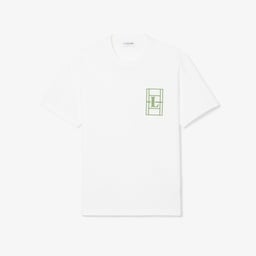 Erkek Classic Fit Bisiklet Yaka Beyaz T-Shirt Beyaz
