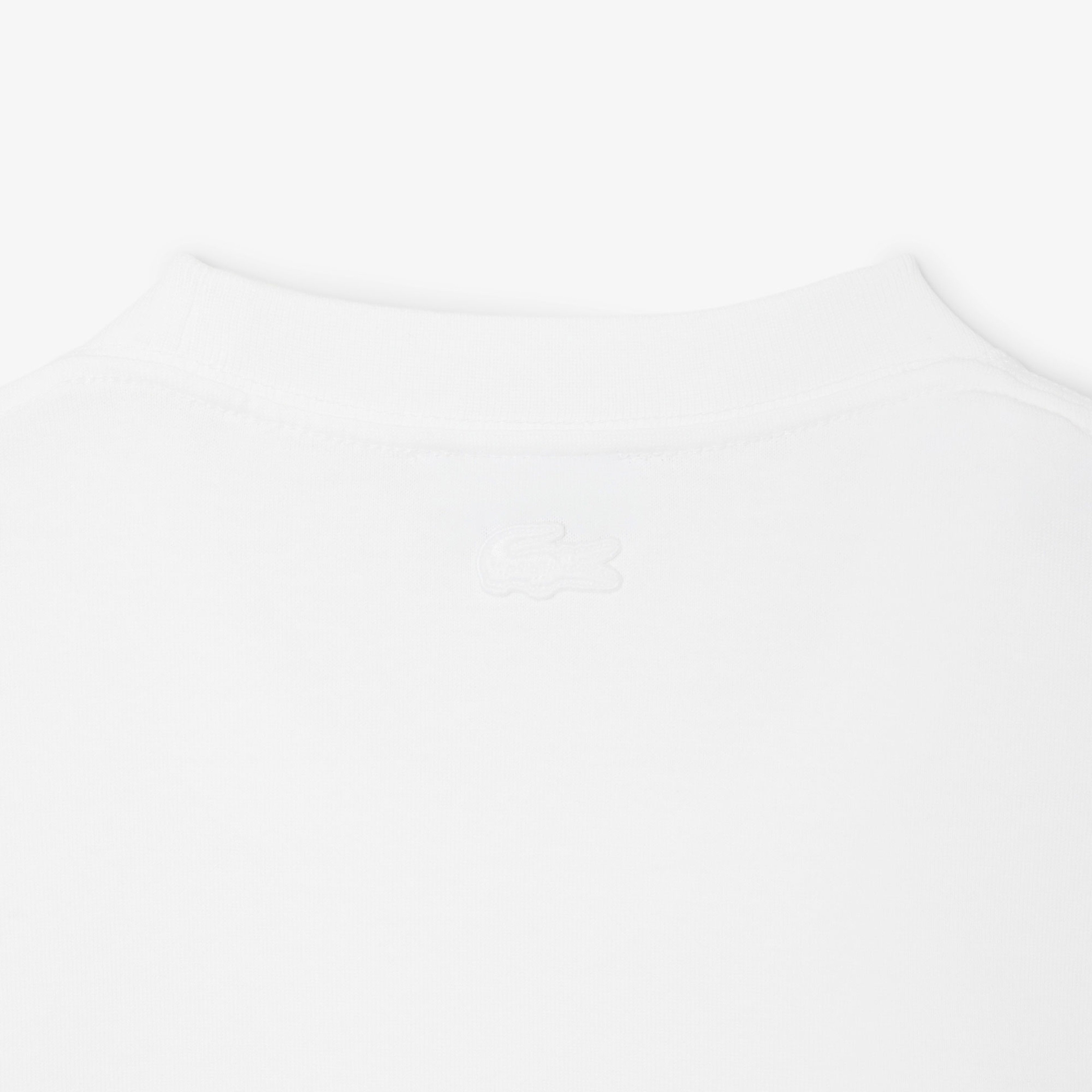 Erkek Classic Fit Bisiklet Yaka Beyaz T-Shirt