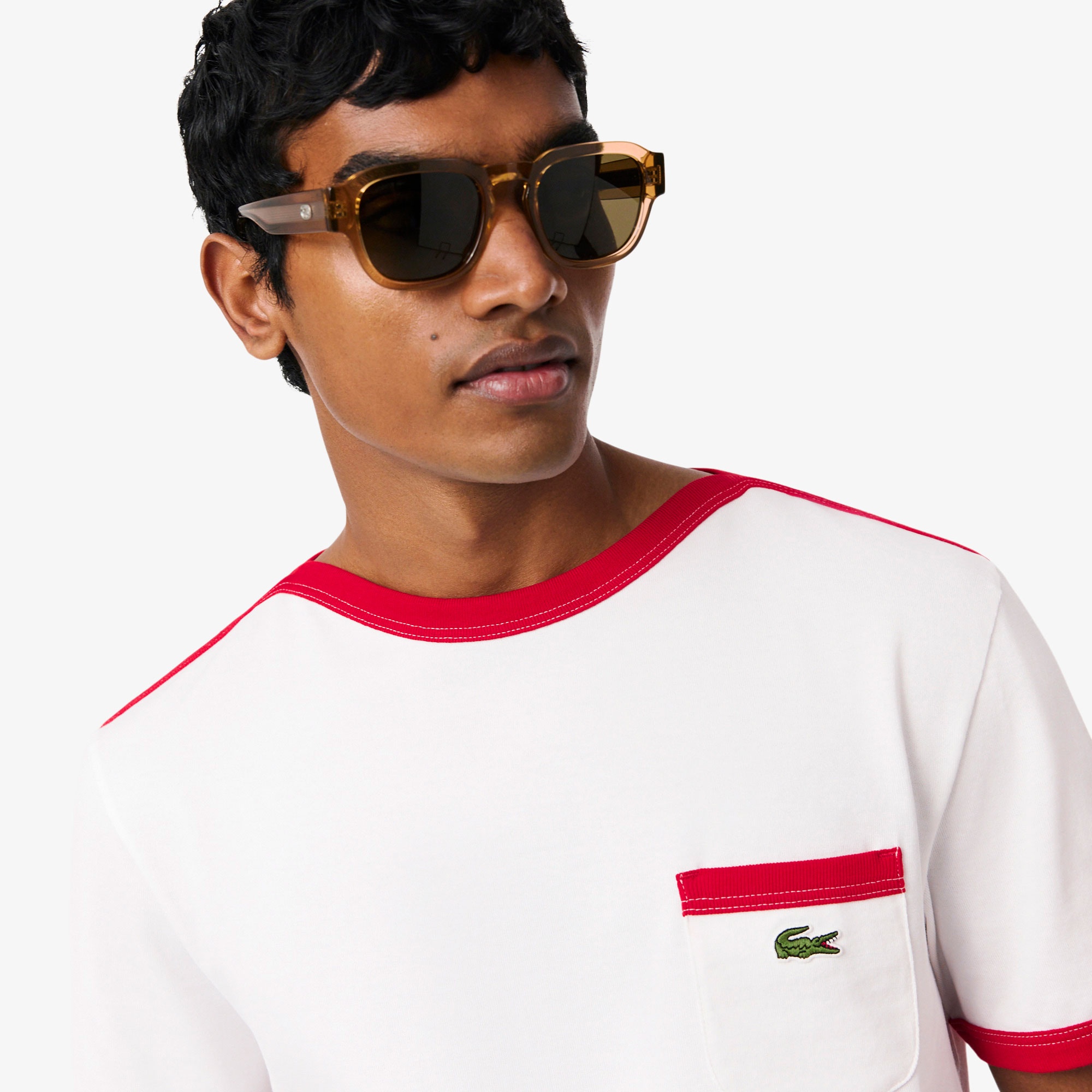 Erkek Regular Fit Bisiklet Yaka Kahverengi T-Shirt