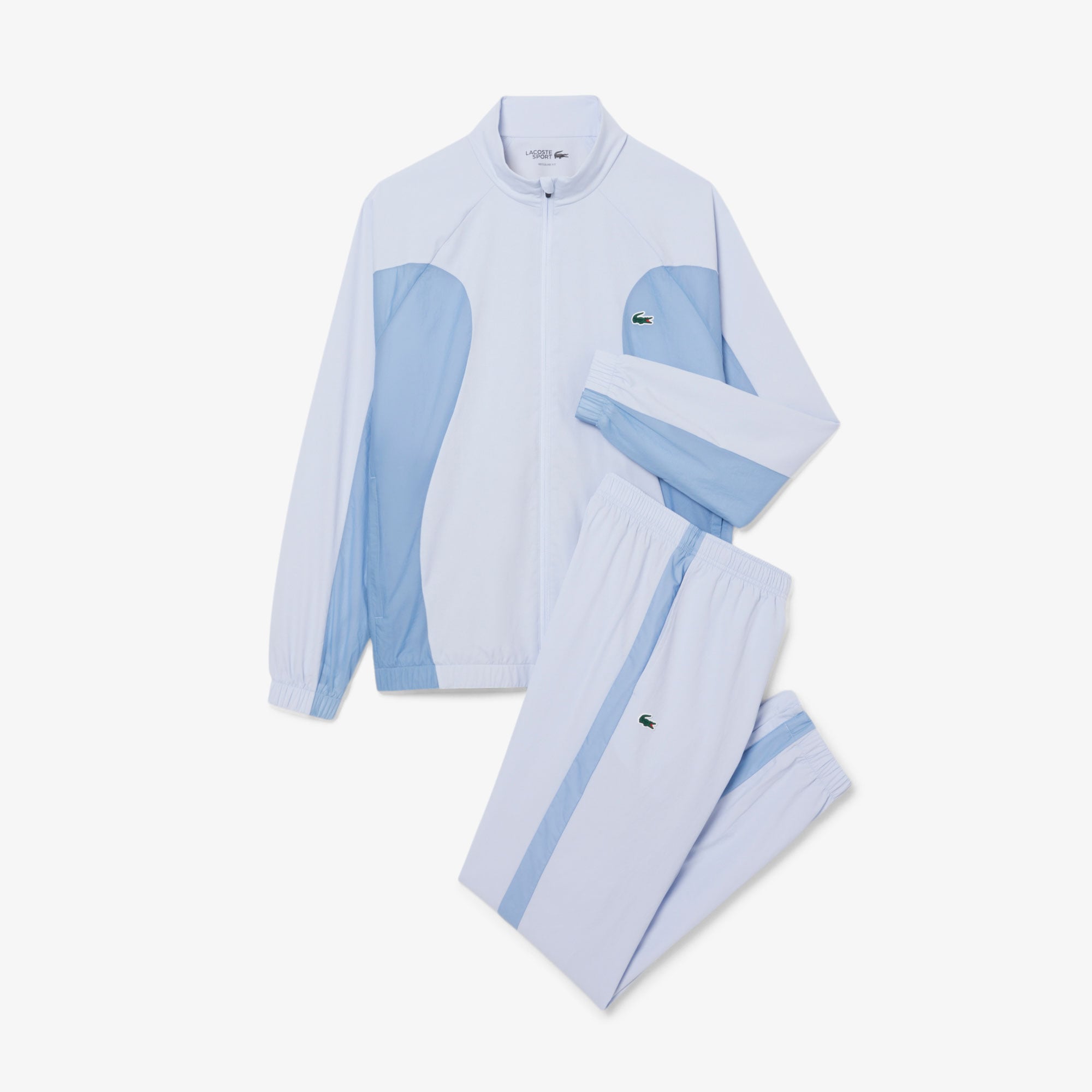 Lacoste Erkek Regular Fit Renk Bloklu Mavi Eşofman Takımı görsel 4
