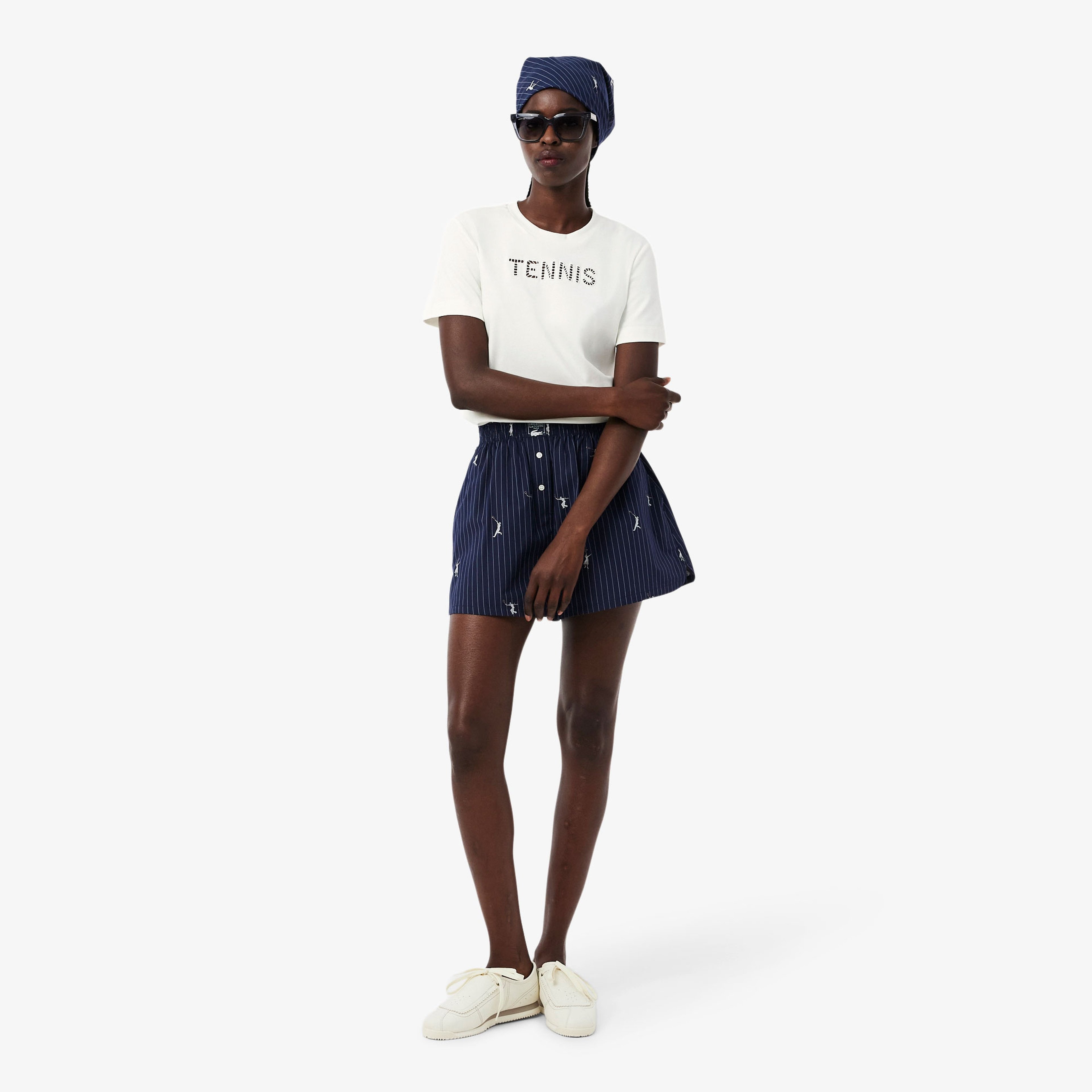 Kadın Regular Fit Bisiklet Yaka Baskılı Beyaz T-Shirt Kadın Regular Fit Bisiklet Yaka Baskılı Beyaz T-Shirt