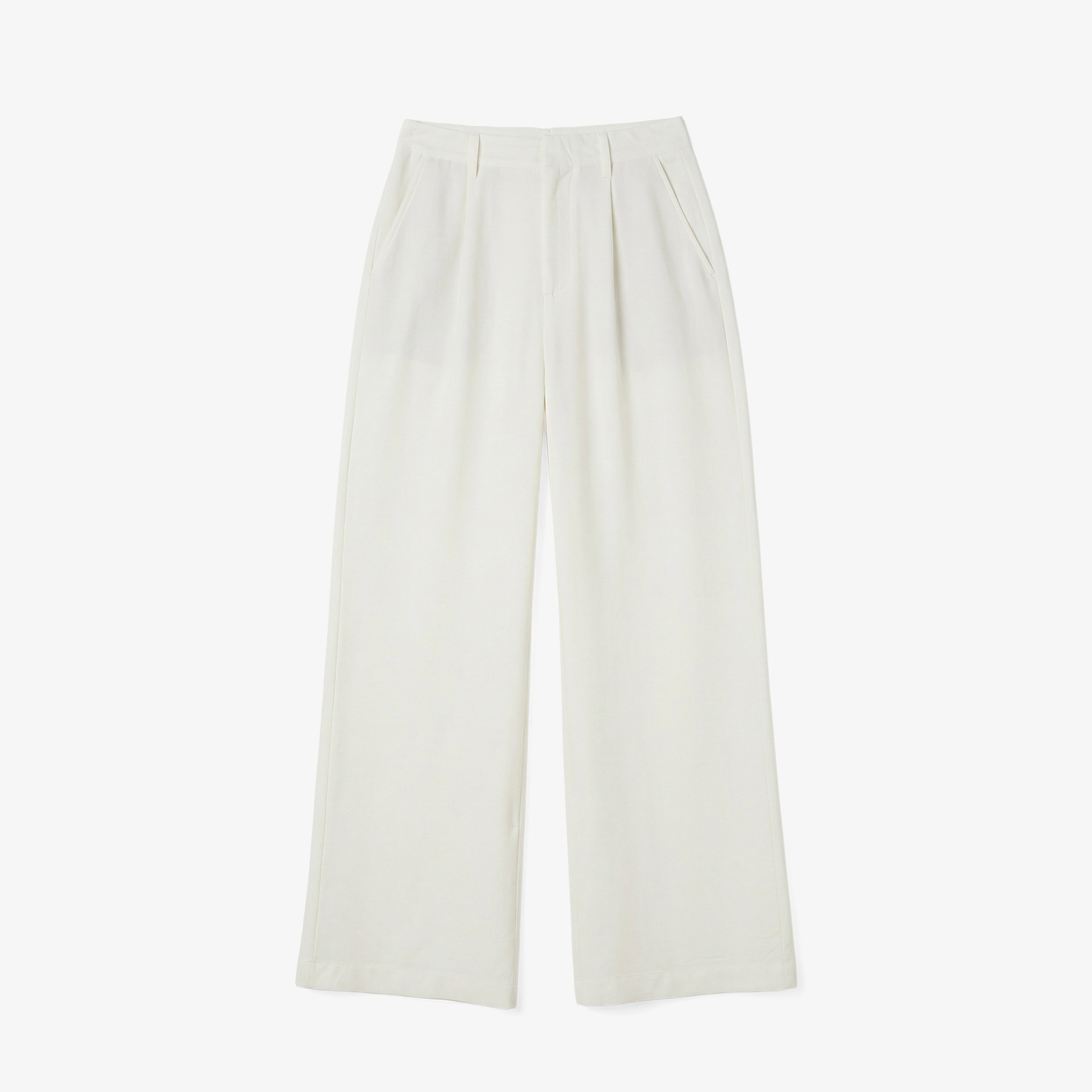 Kadın Relaxed Fit Krem Pantolon Kadın Relaxed Fit Krem Pantolon