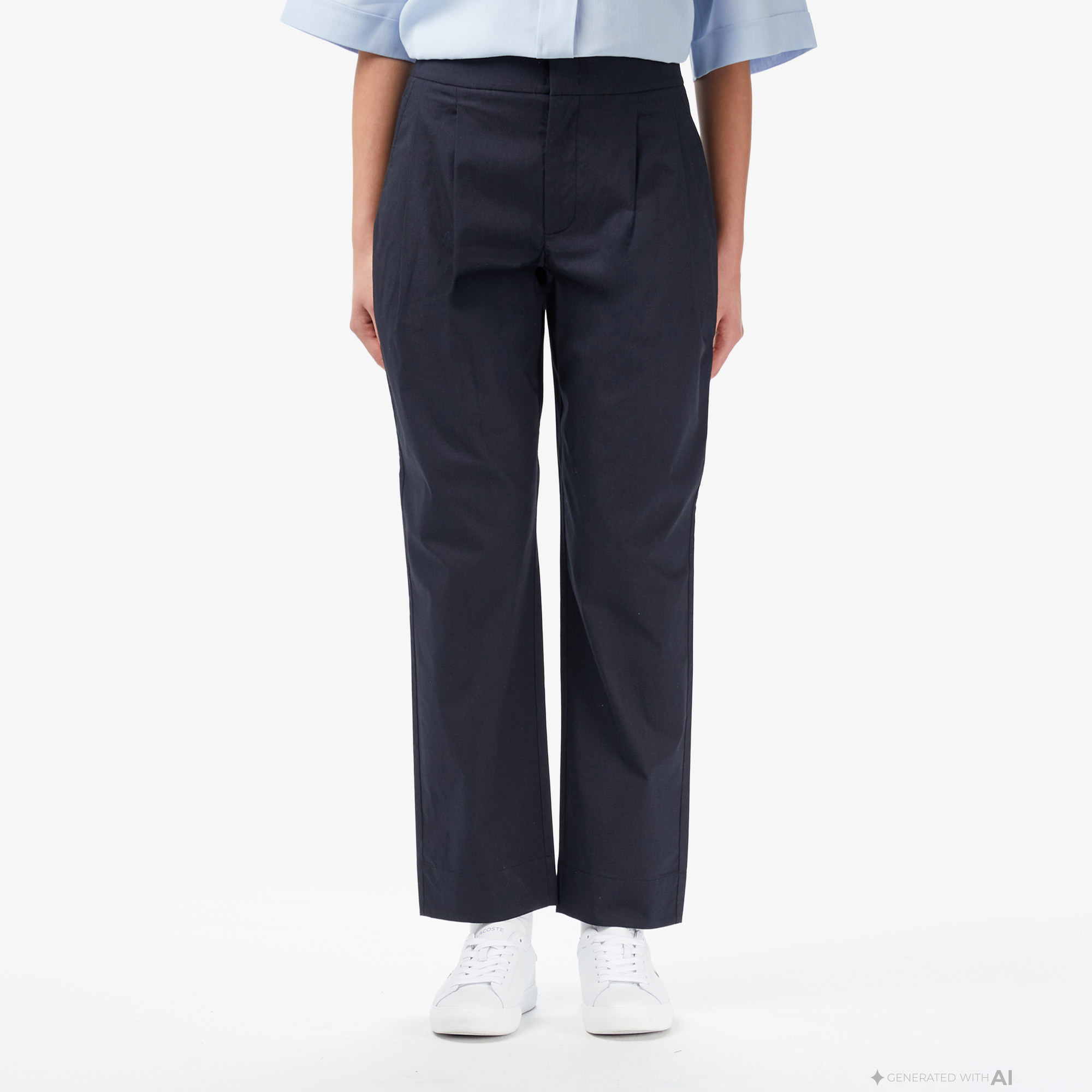 Lacoste Kadın Regular Fit Koyu Gri Pantolon görsel 2