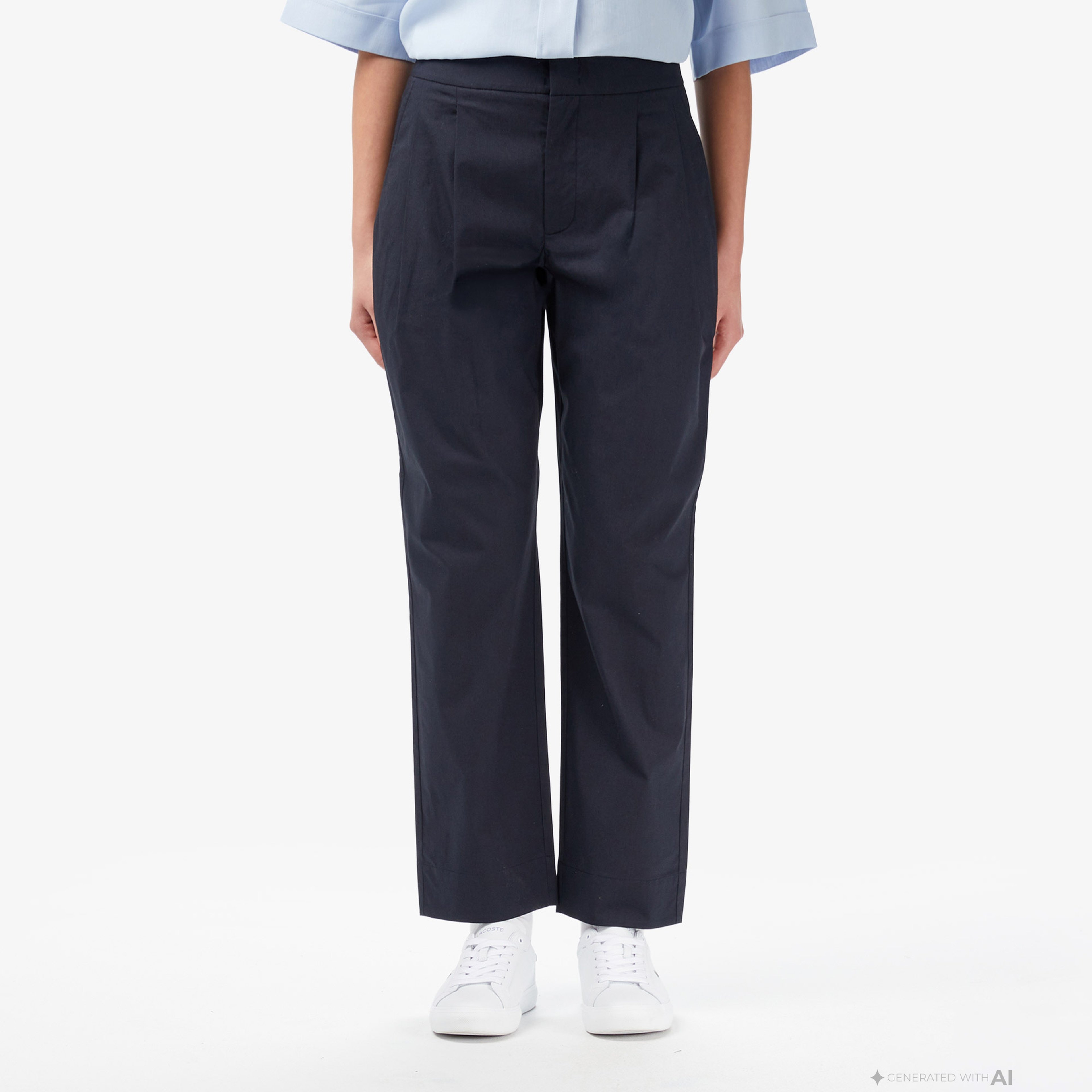 Kadın Regular Fit Koyu Gri Pantolon Kadın Regular Fit Koyu Gri Pantolon