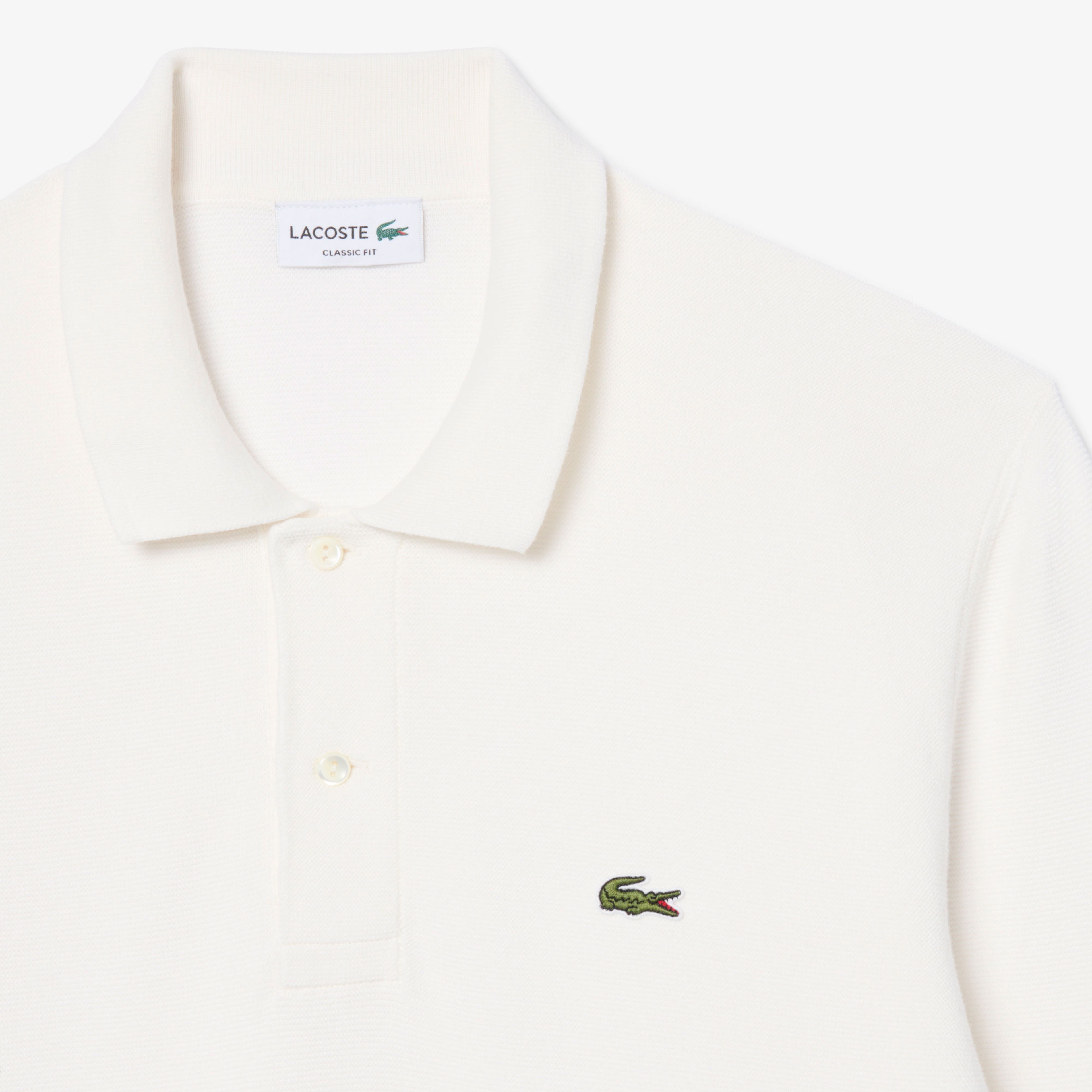 Erkek Classic Fit Polo Yaka Beyaz Kazak Erkek Classic Fit Polo Yaka Beyaz Kazak