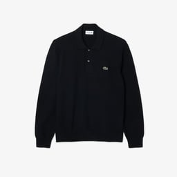 Erkek Classic Fit Polo Yaka Siyah Kazak Siyah