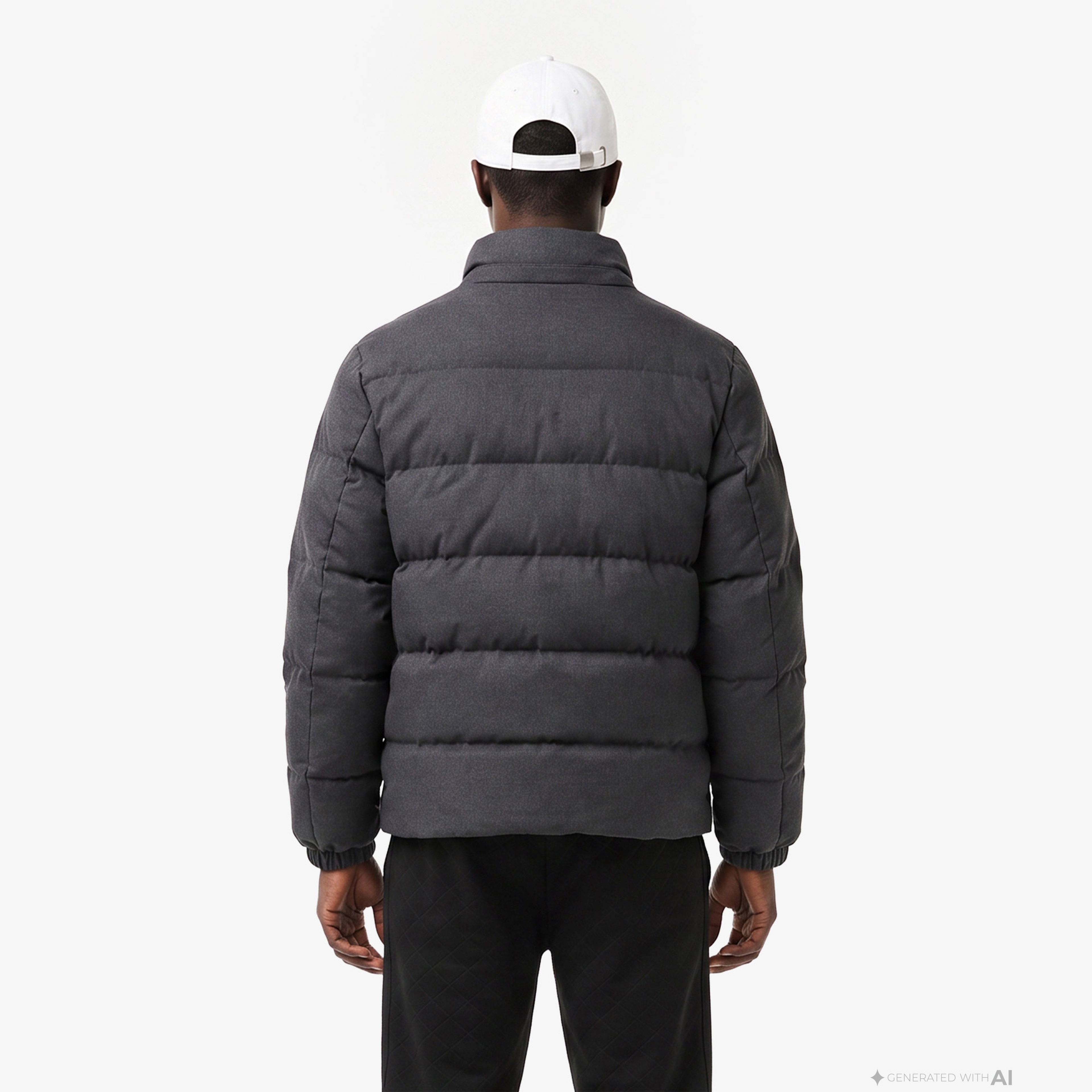 Erkek Classic Fit Kapüşonlu Gri Şişme Mont Erkek Classic Fit Kapüşonlu Gri Şişme Mont