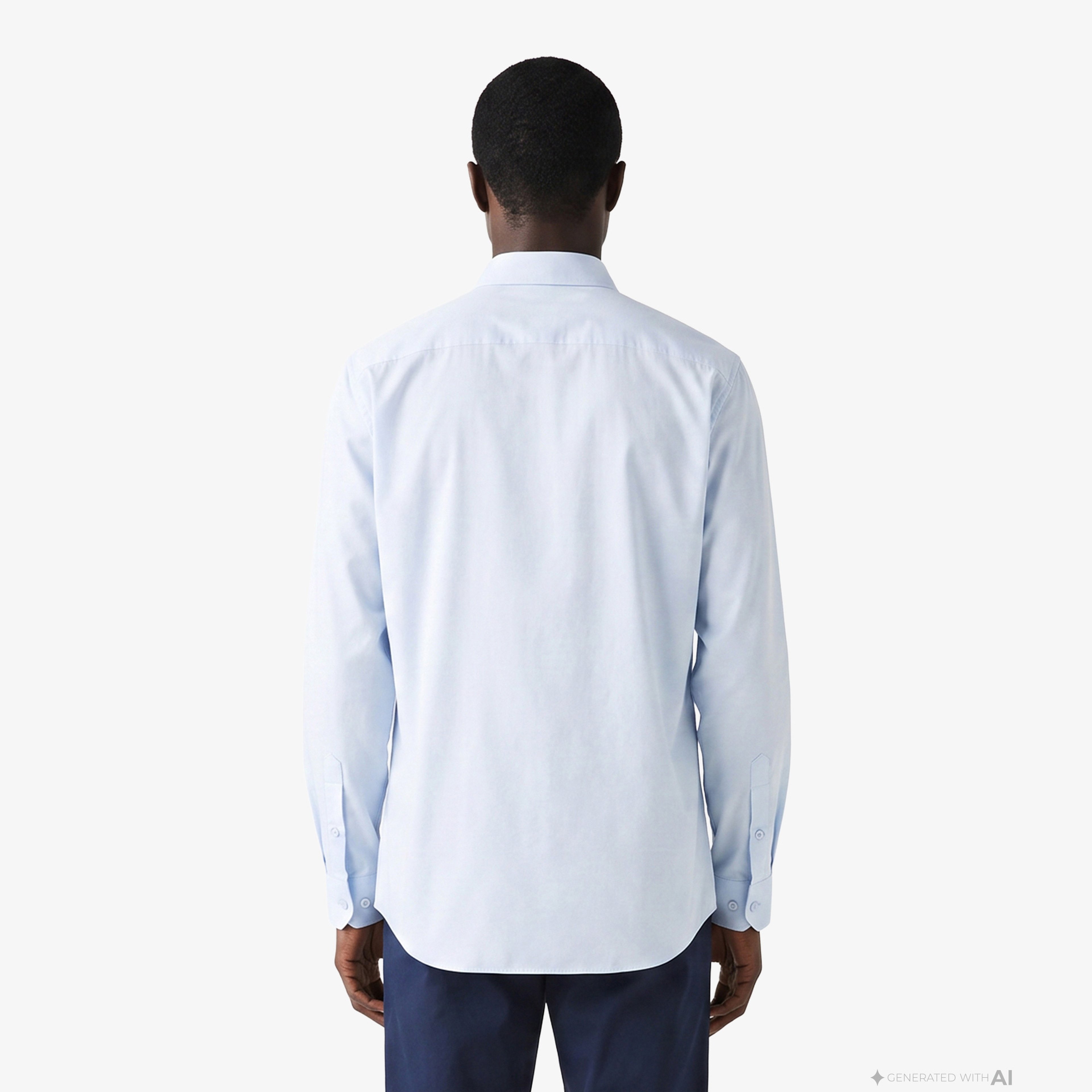 Erkek Slim Fit Açık Mavi Gömlek