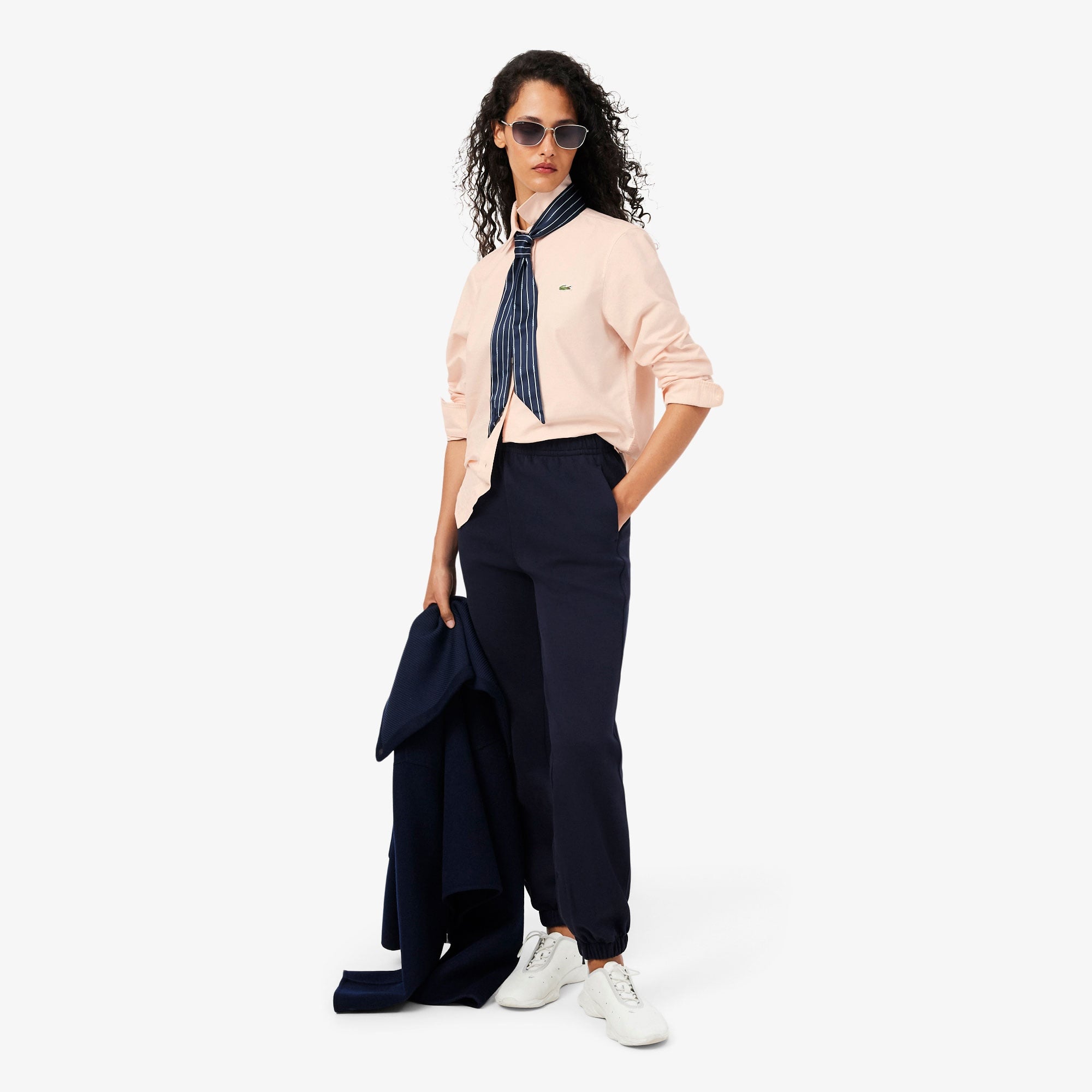 Kadın Regular Fit Açık Pembe Oxford Gömlek