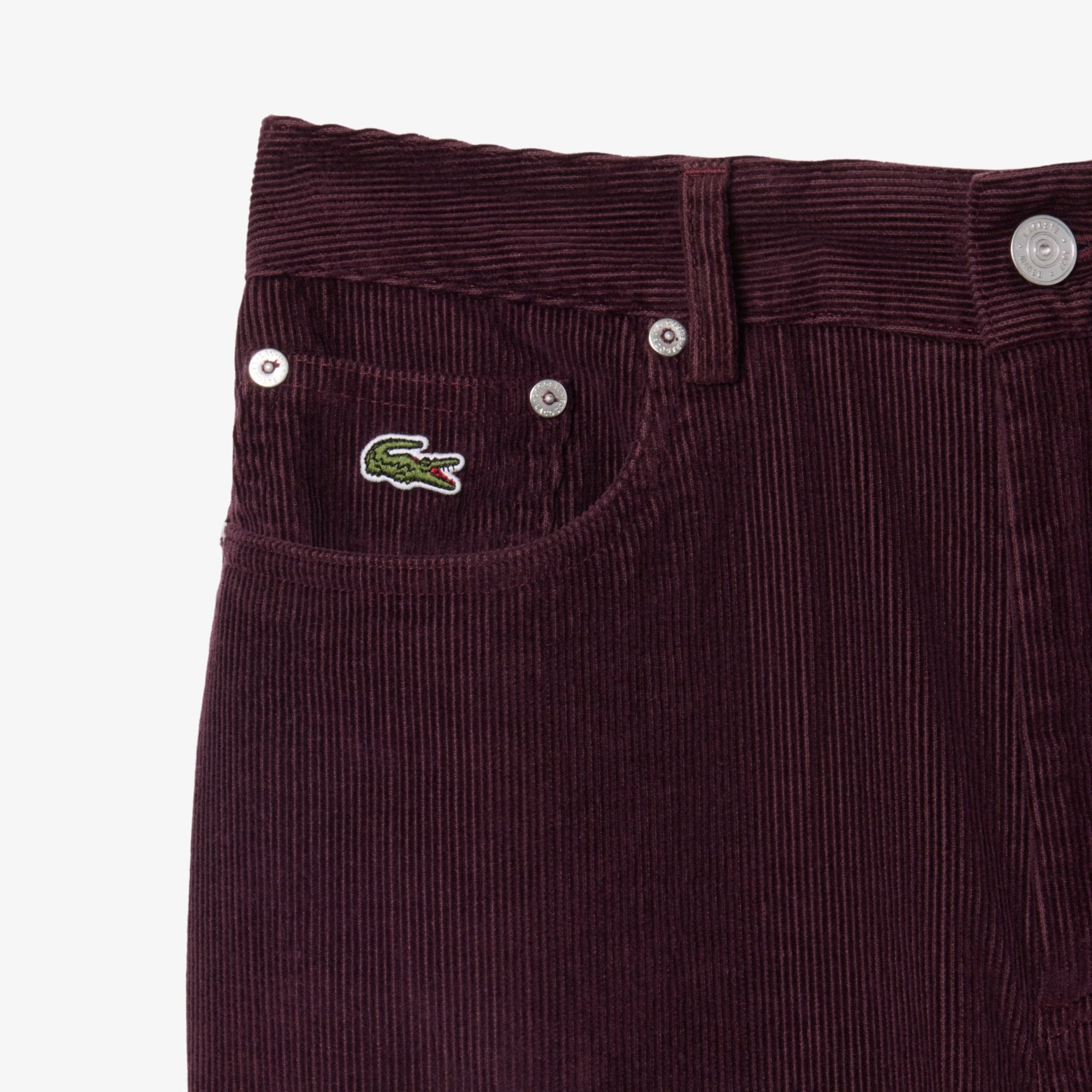 Kadın Wide Leg Kadife Bordo Pantolon