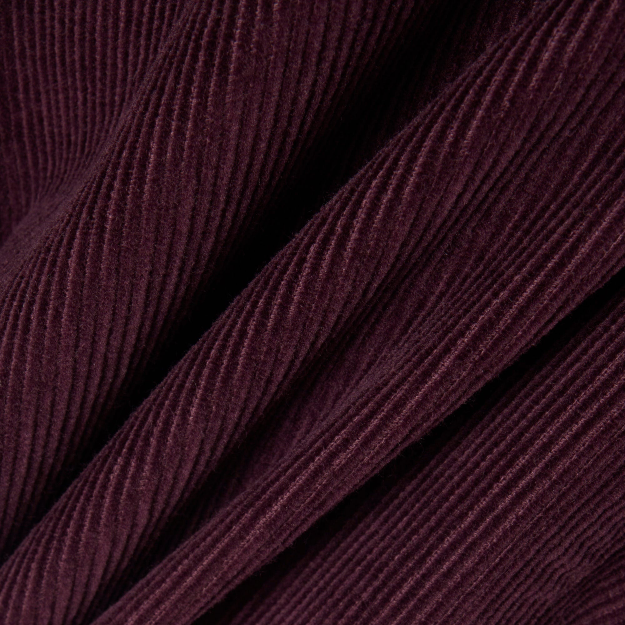 Kadın Wide Leg Kadife Bordo Pantolon