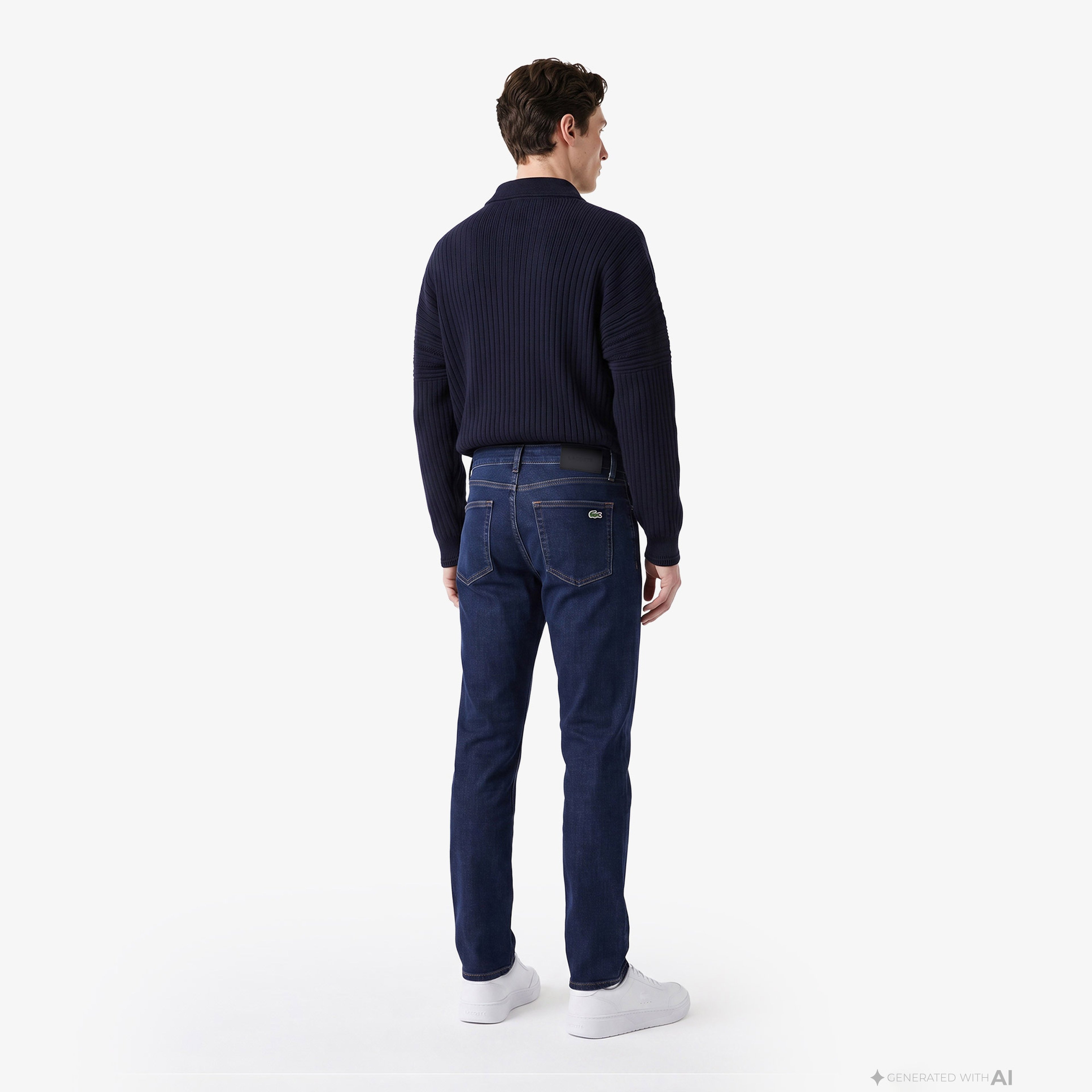 Erkek Slim Fit Lacivert Pantolon