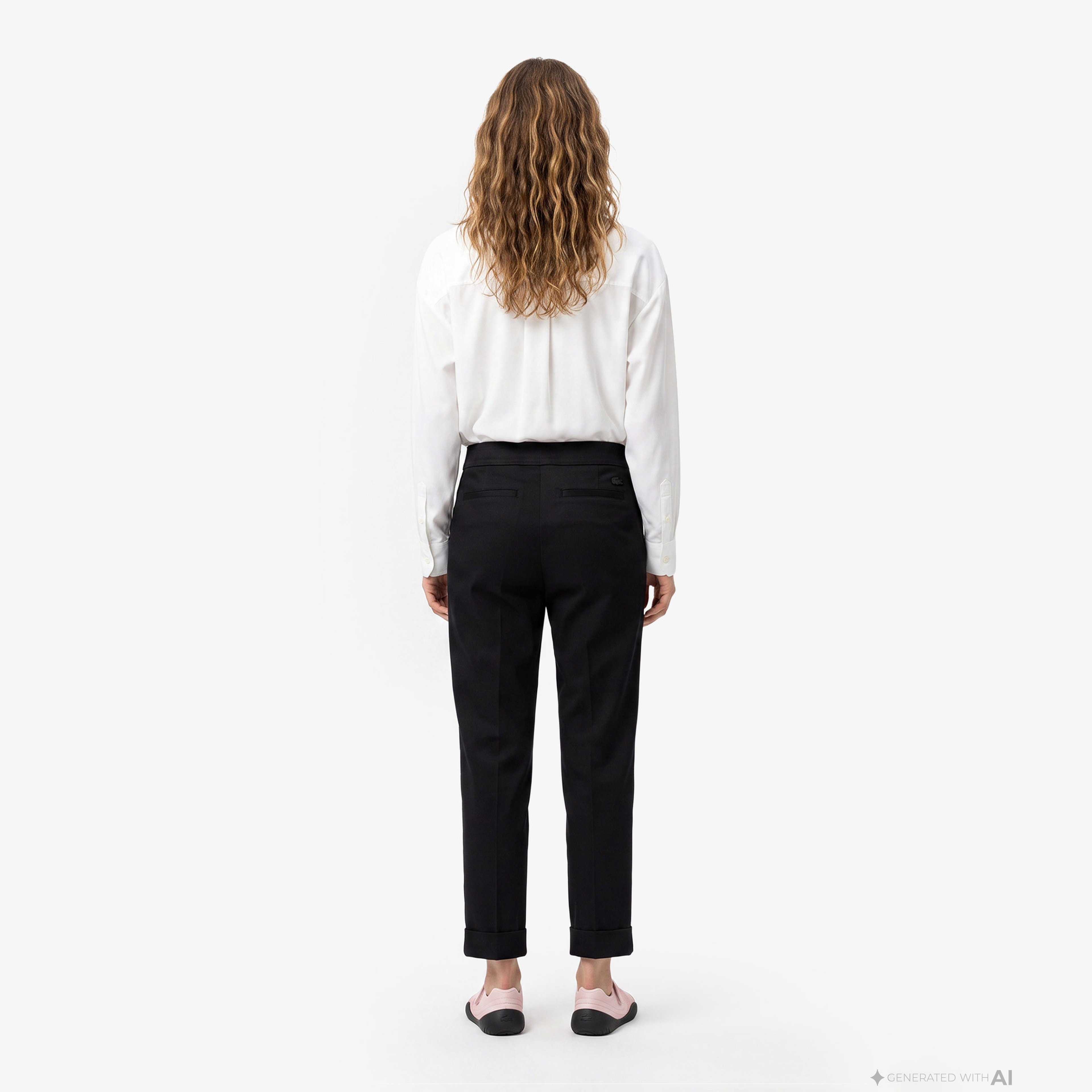 Kadın Slim Fit Siyah Pantolon Kadın Slim Fit Siyah Pantolon