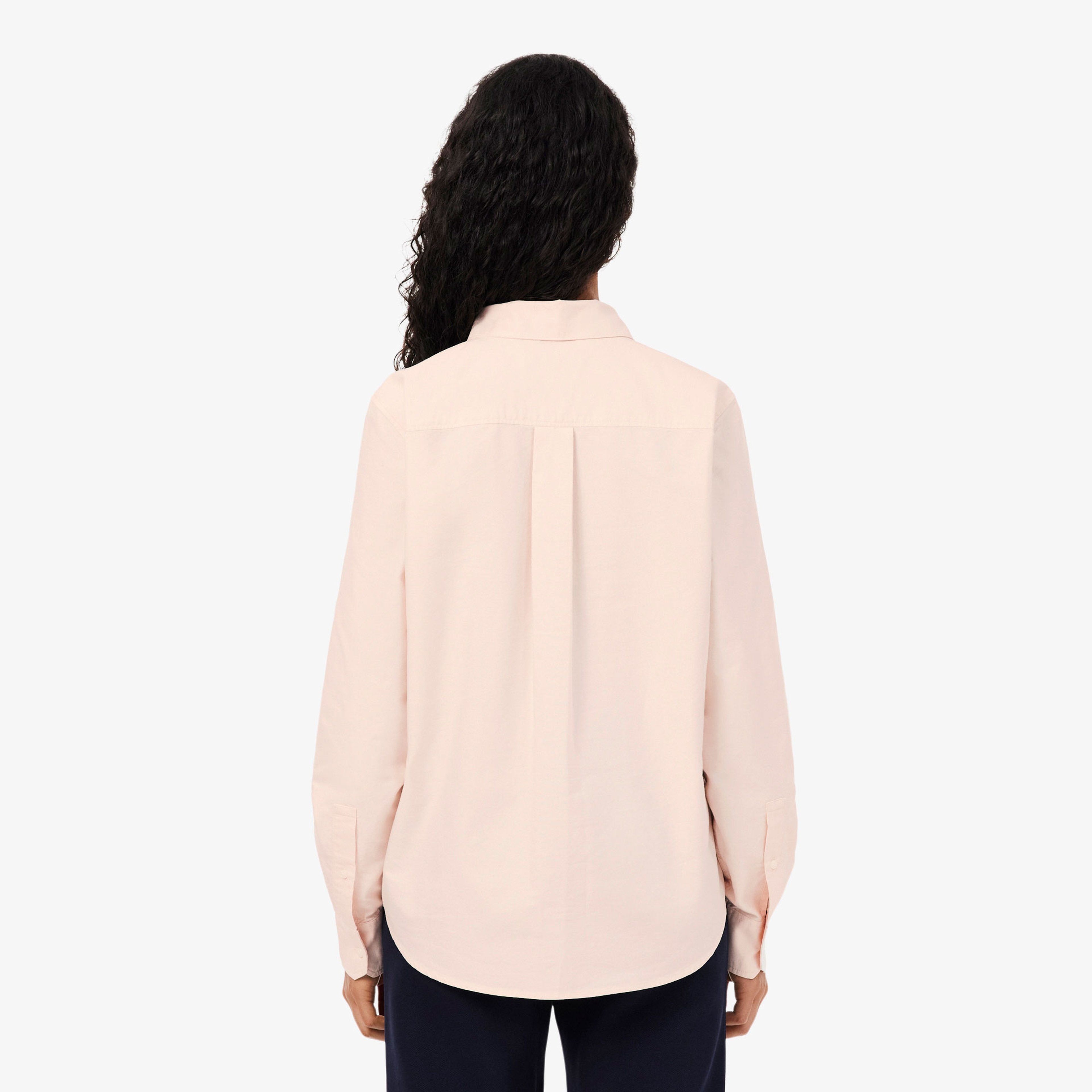 Kadın Regular Fit Açık Pembe Oxford Gömlek Kadın Regular Fit Açık Pembe Oxford Gömlek