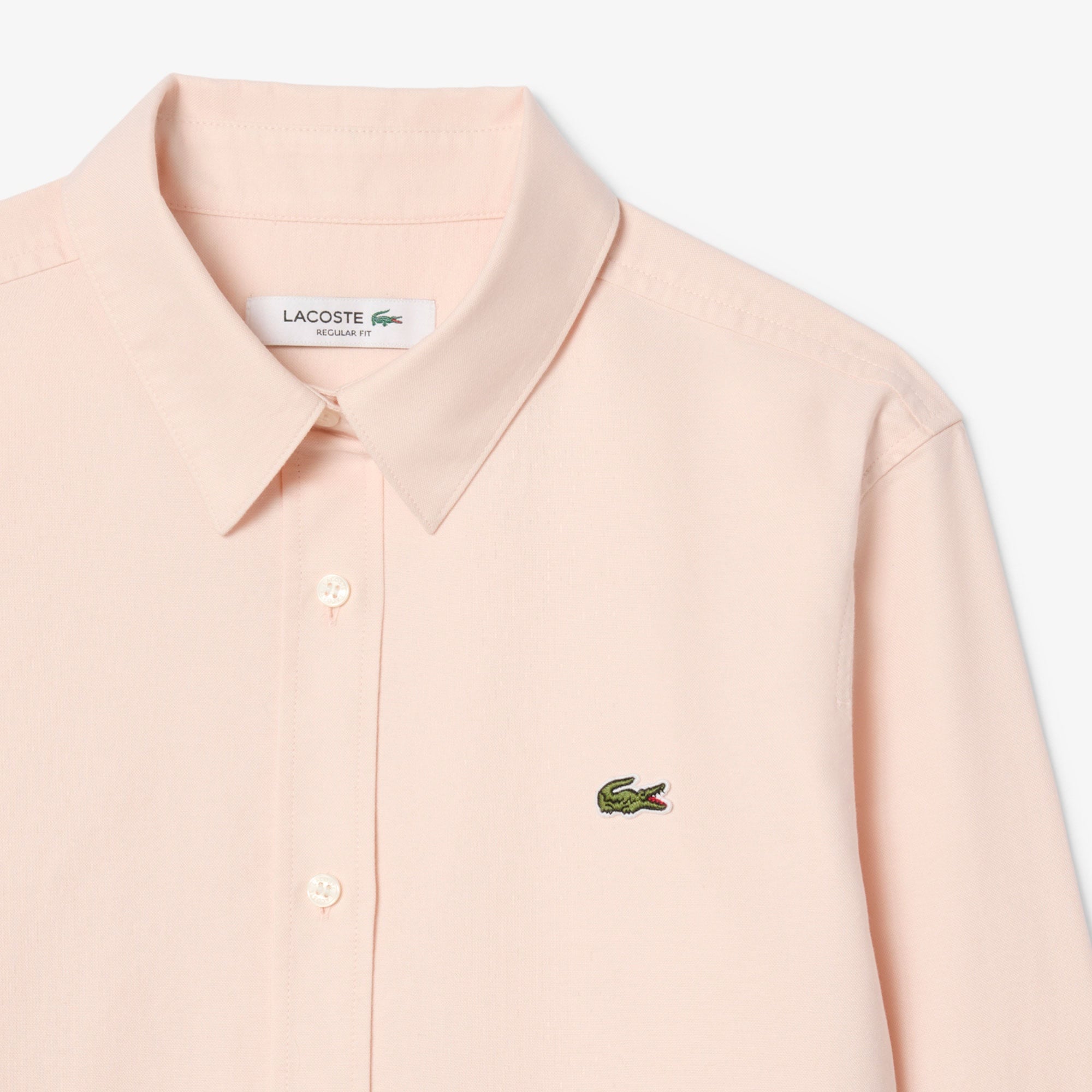 Kadın Regular Fit Açık Pembe Oxford Gömlek