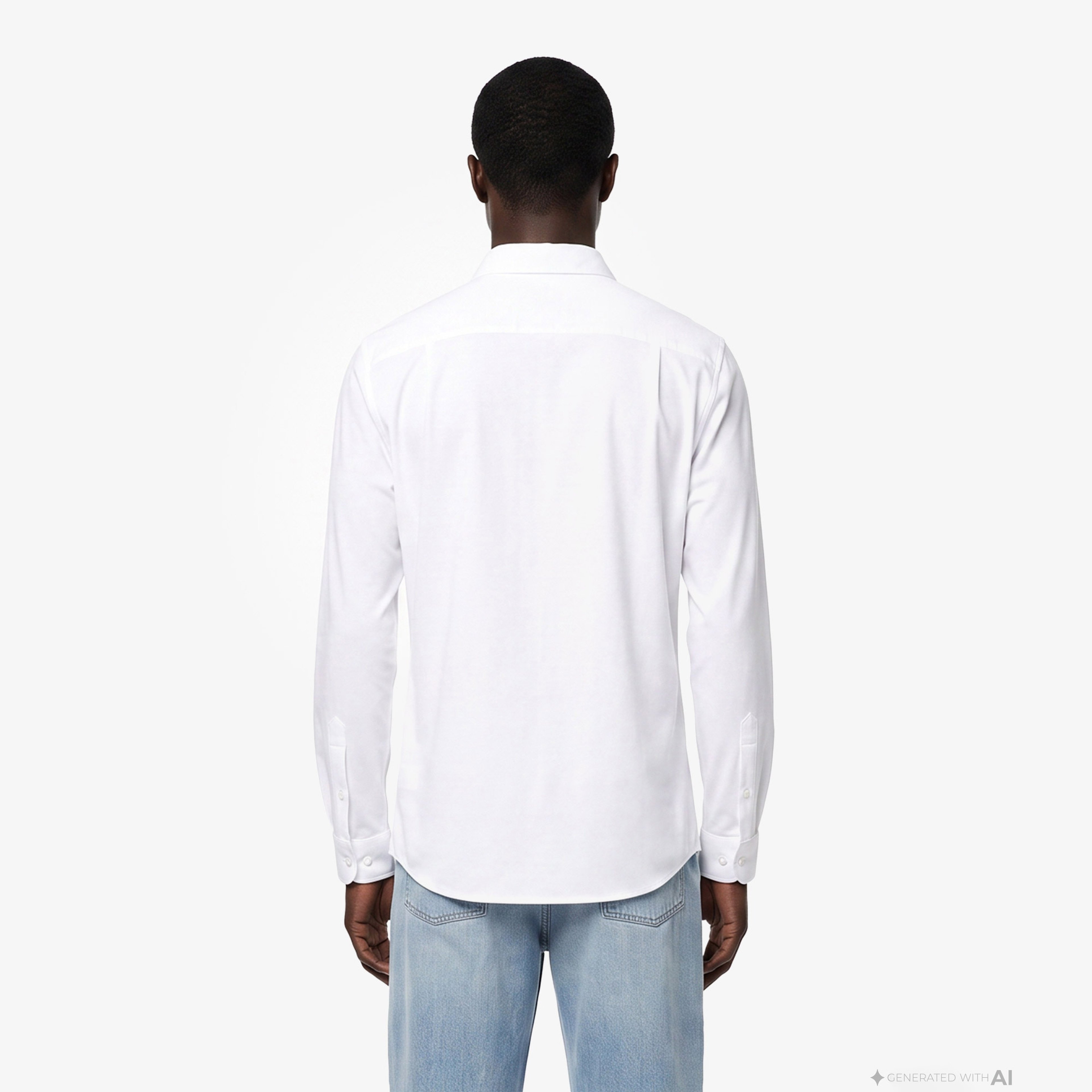 Erkek Slim Fit Beyaz Gömlek