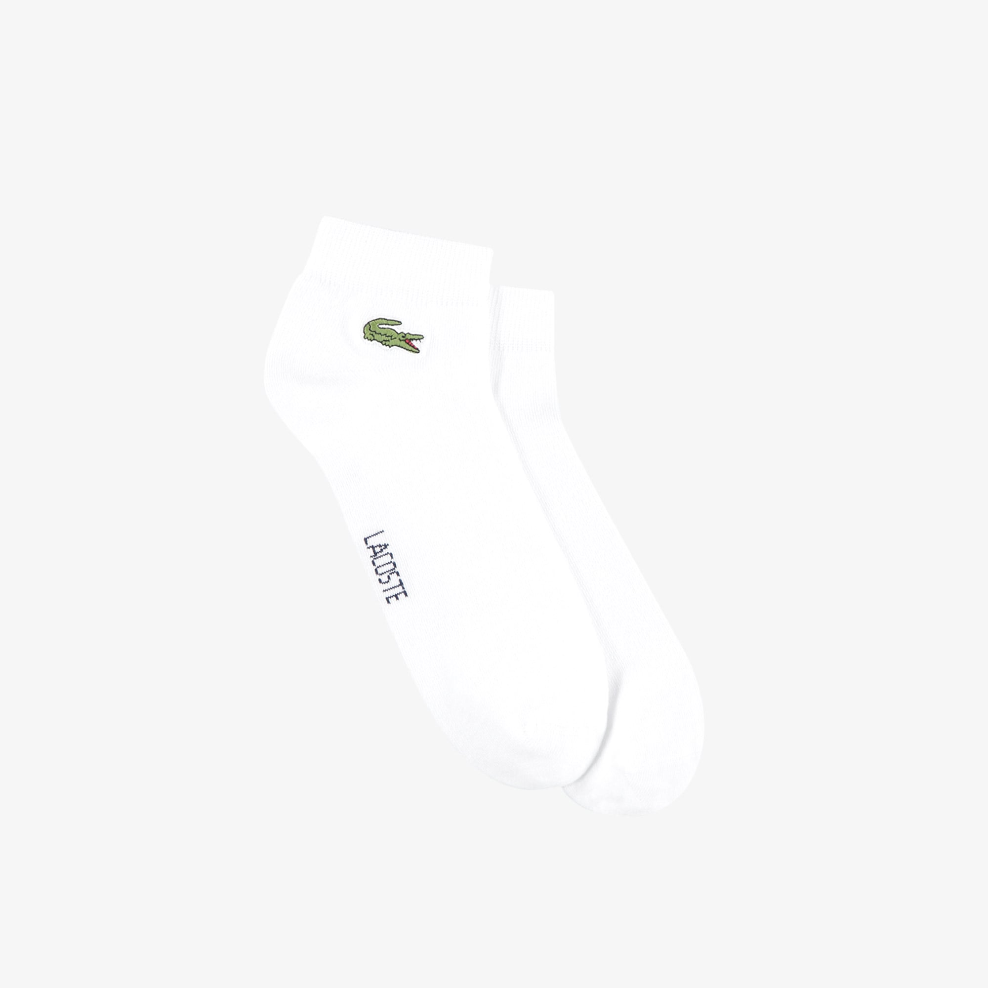Lacoste Unisex 3'lü Beyaz Çorap