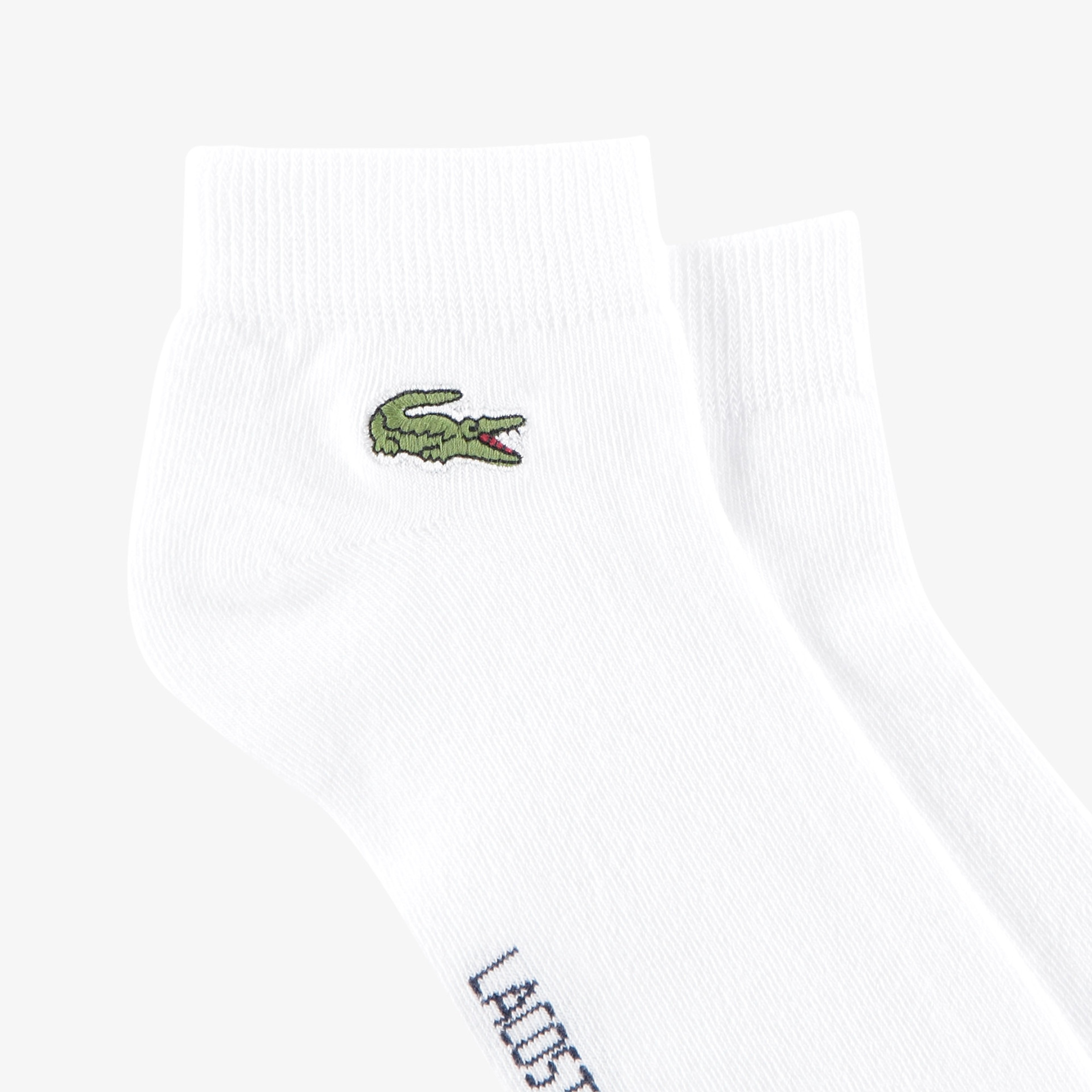 Unisex 3'lü Beyaz Çorap