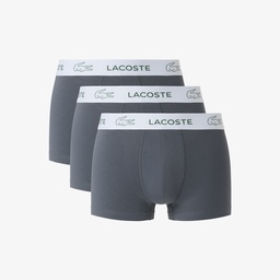 Erkek Regular Fit 3'lü Gri Boxer Gri