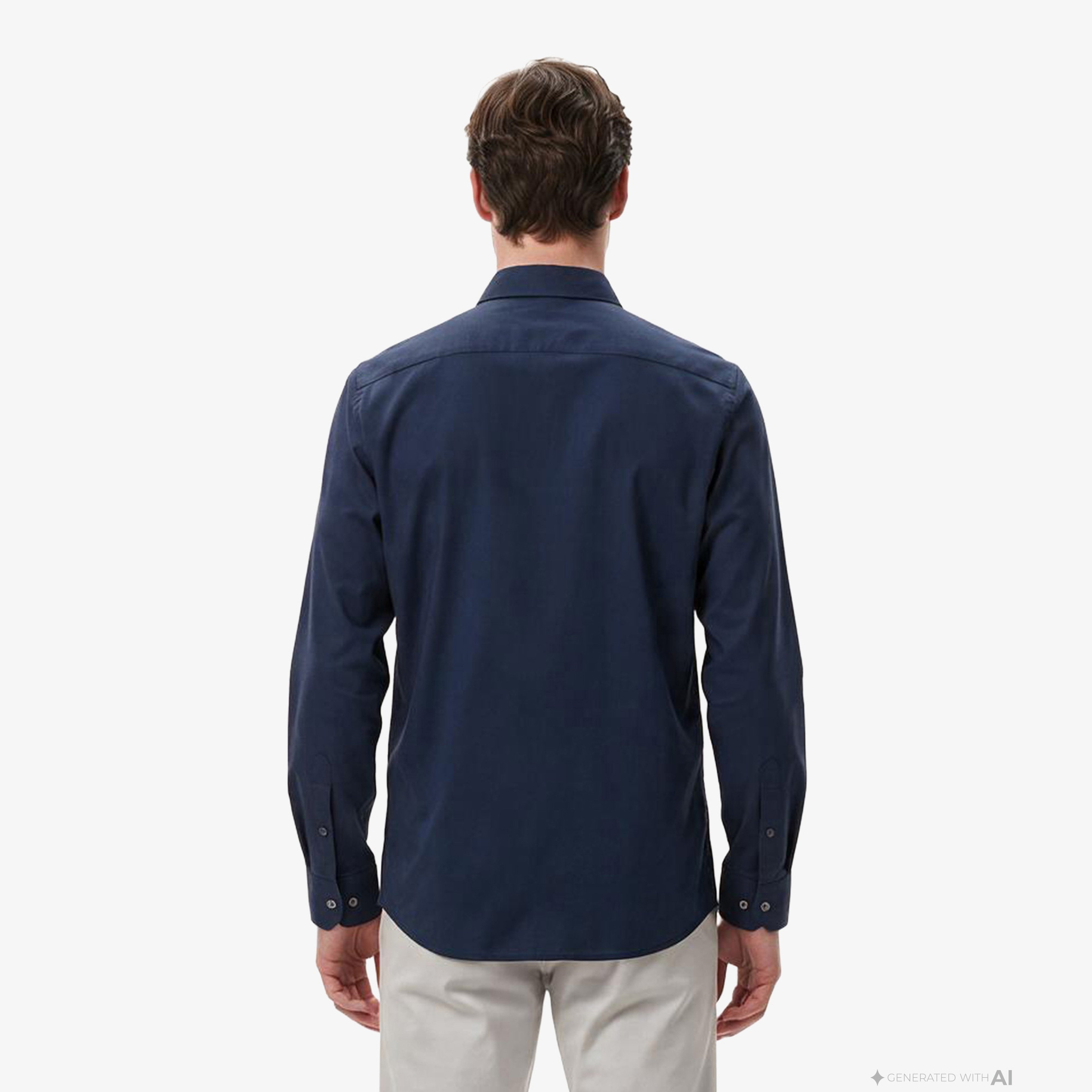 Erkek Slim Fit Lacivert Gömlek Erkek Slim Fit Lacivert Gömlek