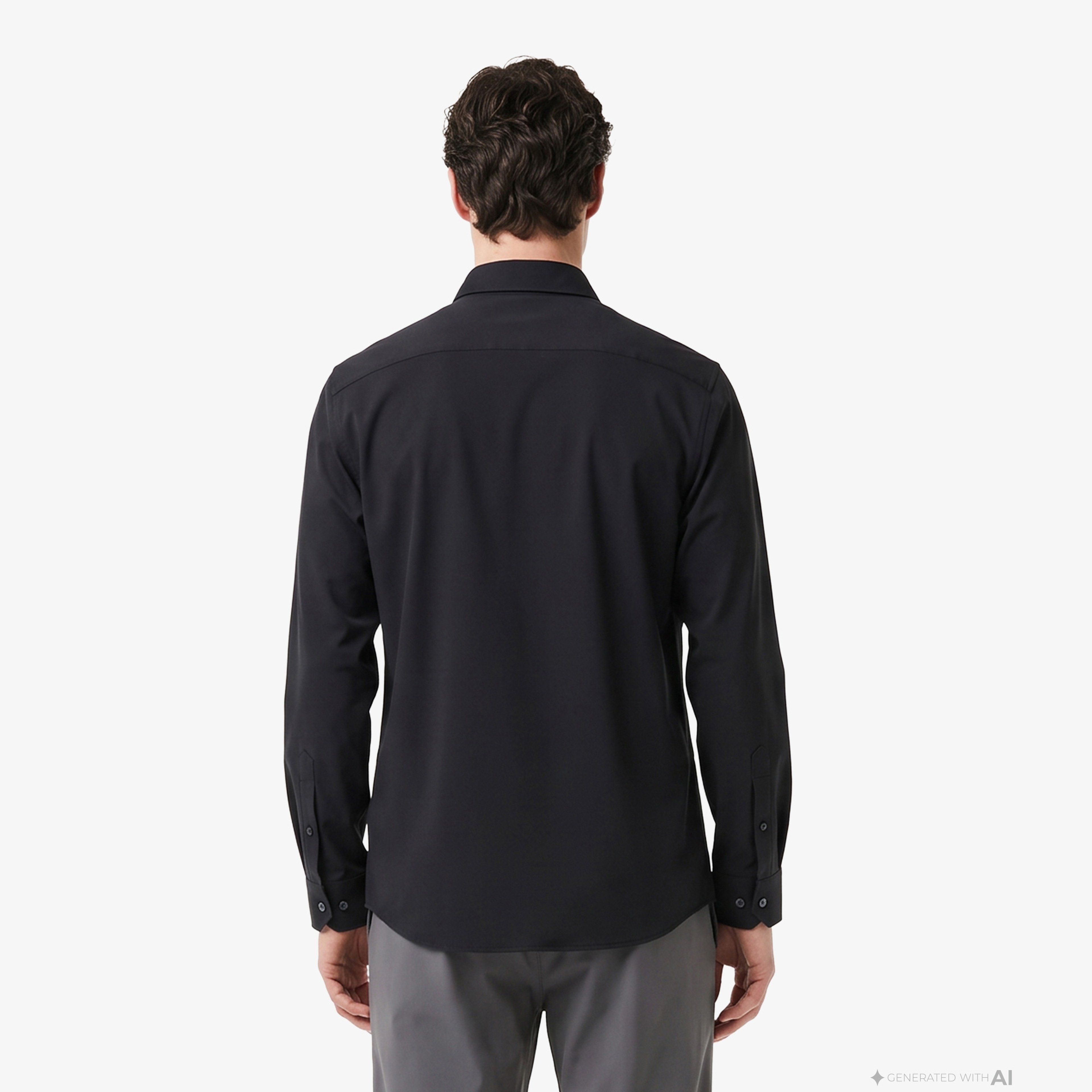 Erkek Slim Fit Siyah Gömlek Erkek Slim Fit Siyah Gömlek