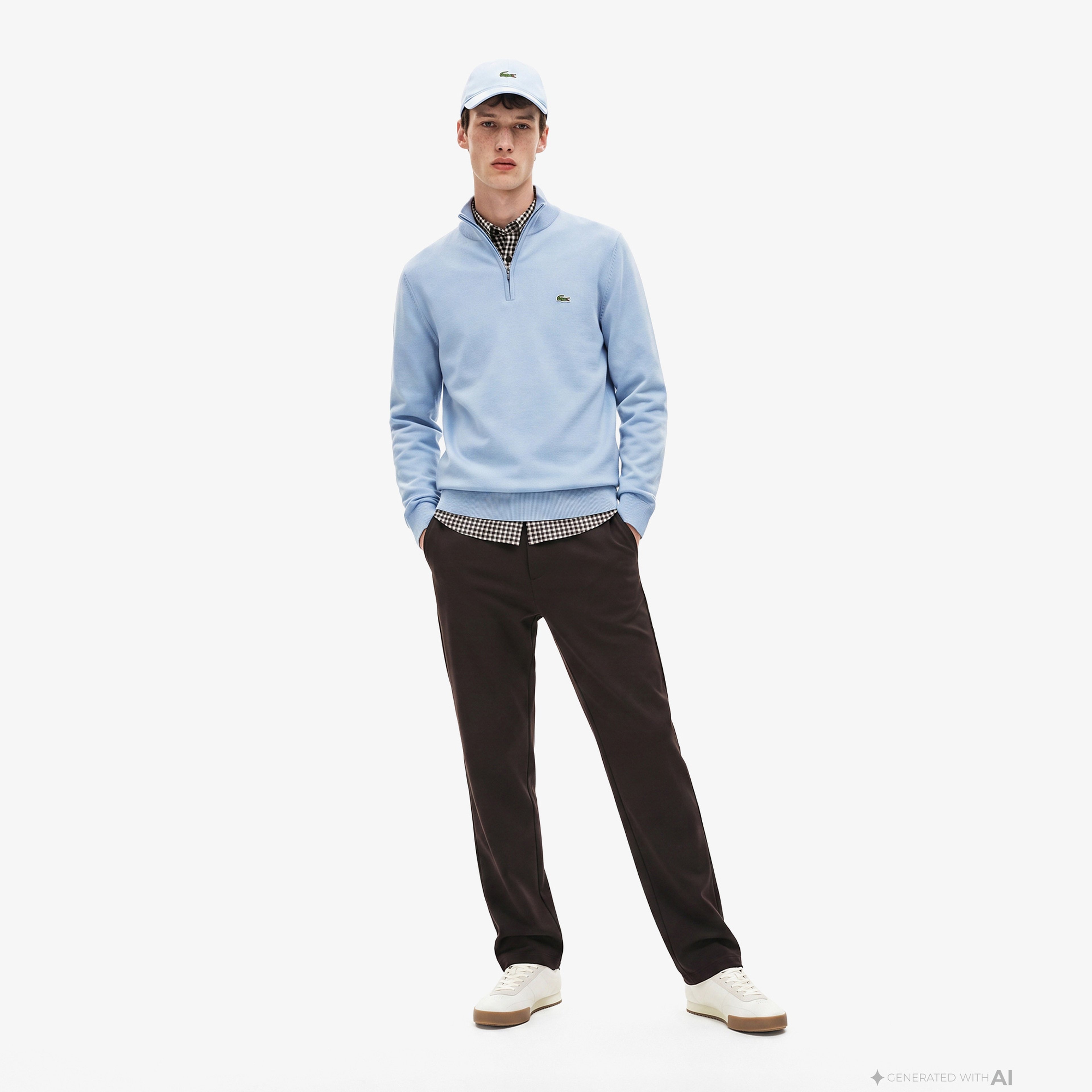 Erkek Regular Fit Kahverengi Chino Pantolon Erkek Regular Fit Kahverengi Chino Pantolon