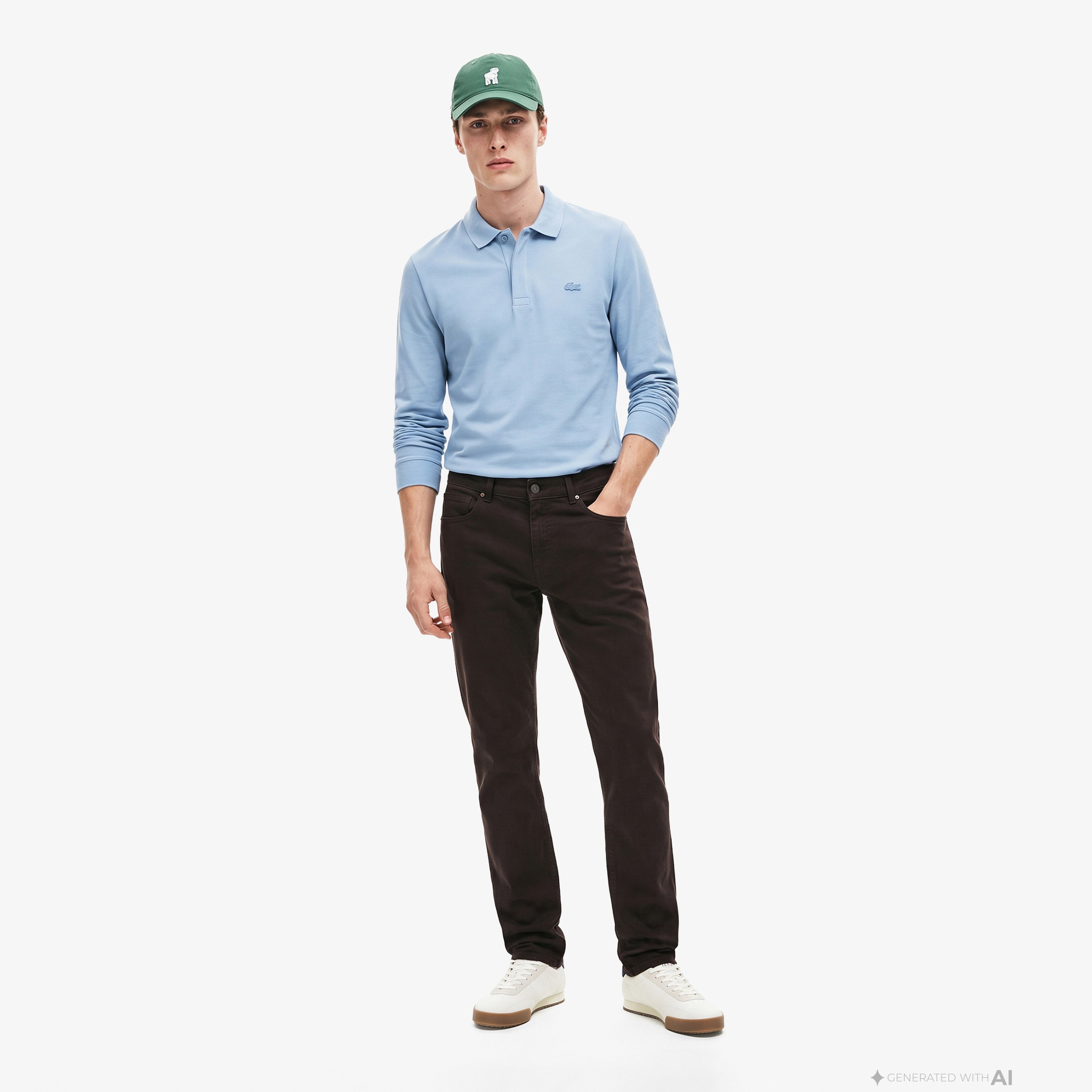 Erkek Regular Fit Uzun Kollu Gri Paris Polo Erkek Regular Fit Uzun Kollu Gri Paris Polo