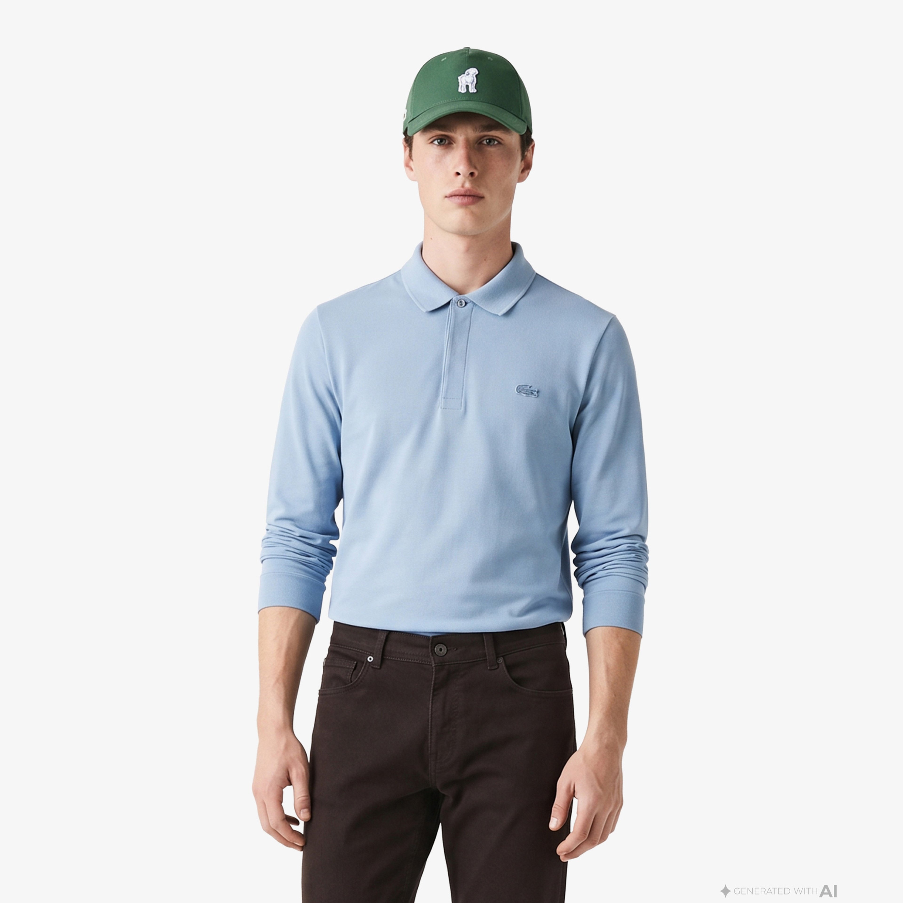 Erkek Regular Fit Uzun Kollu Gri Paris Polo Erkek Regular Fit Uzun Kollu Gri Paris Polo
