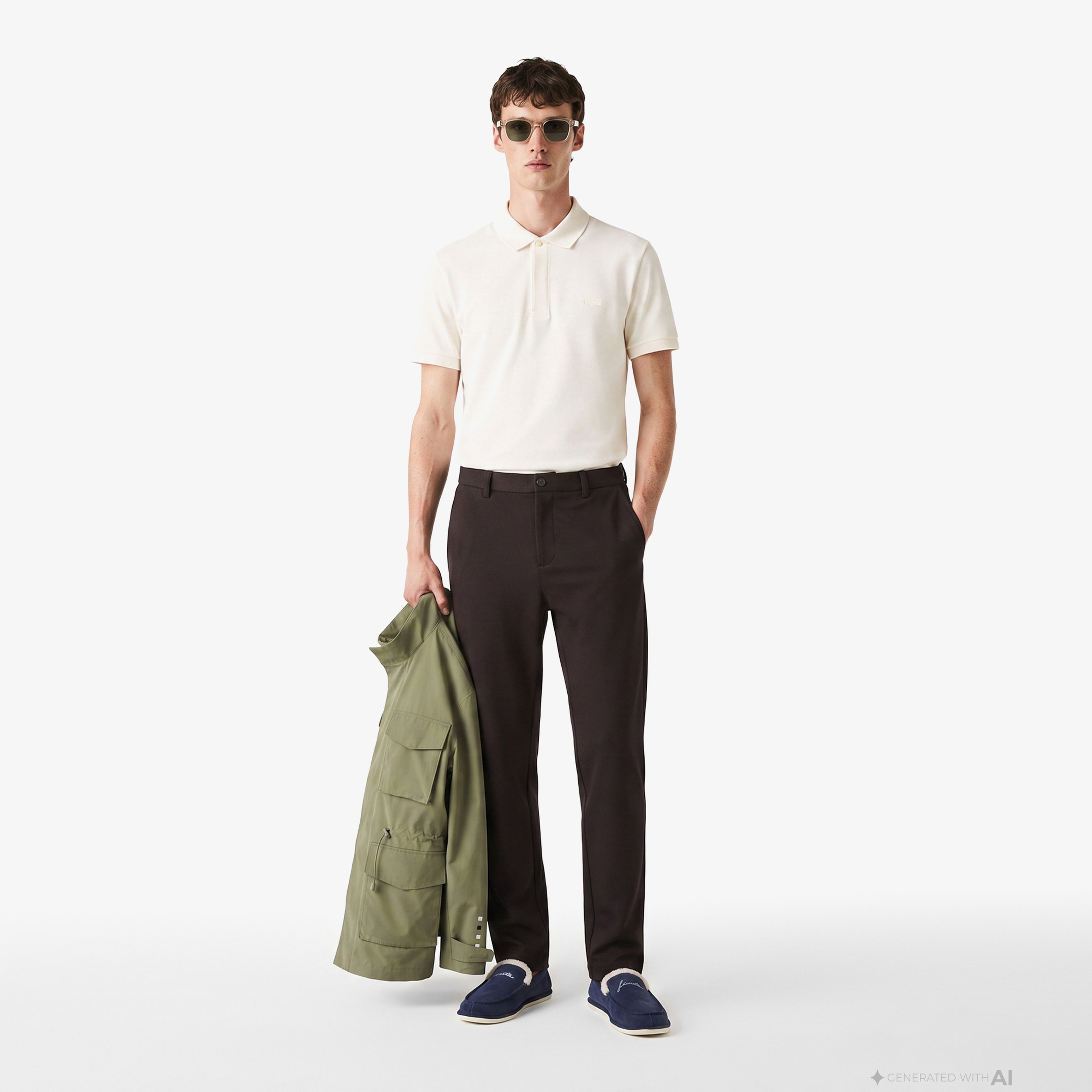 Erkek Regular Fit Krem Paris Polo Erkek Regular Fit Krem Paris Polo