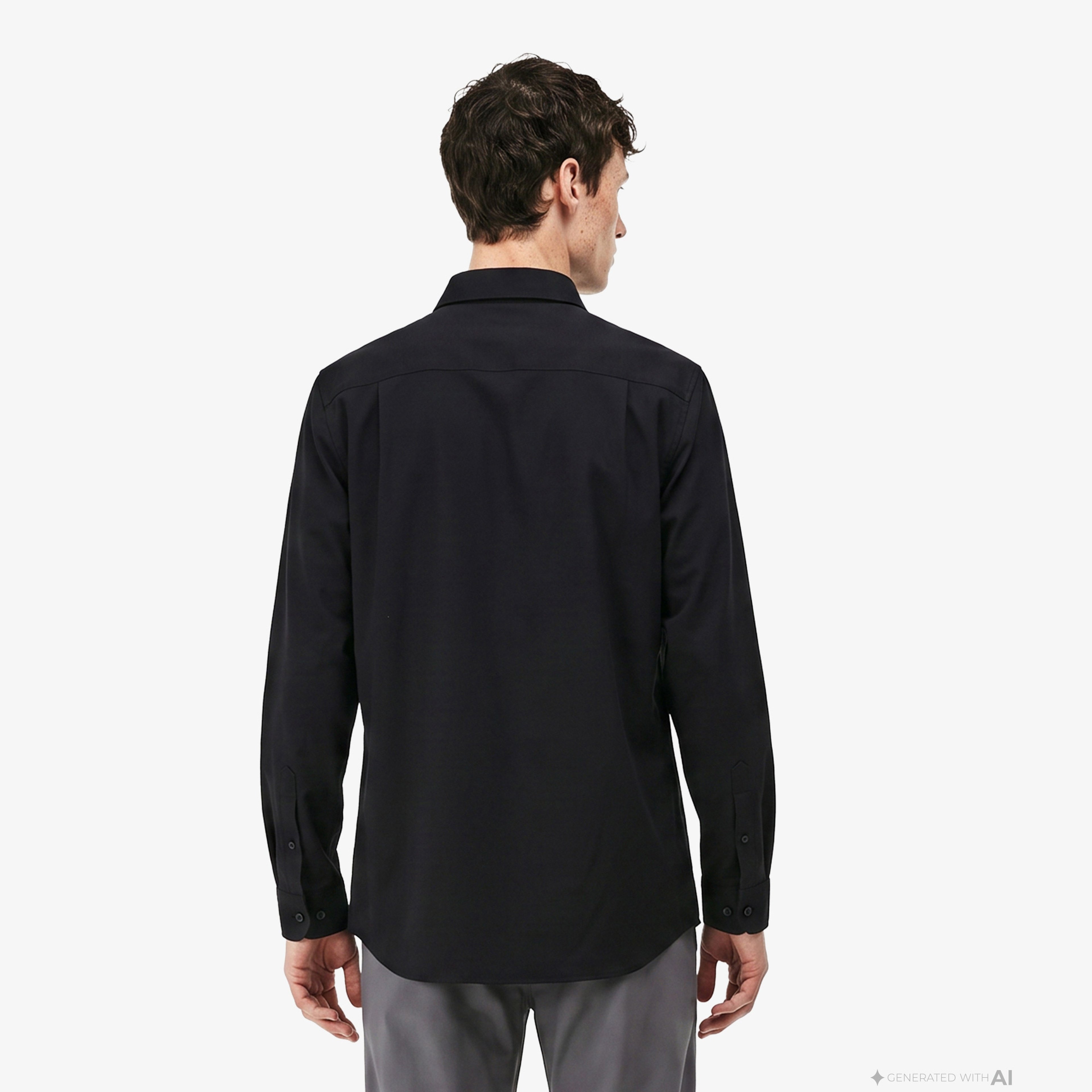 Erkek Slim Fit Siyah Gömlek Erkek Slim Fit Siyah Gömlek
