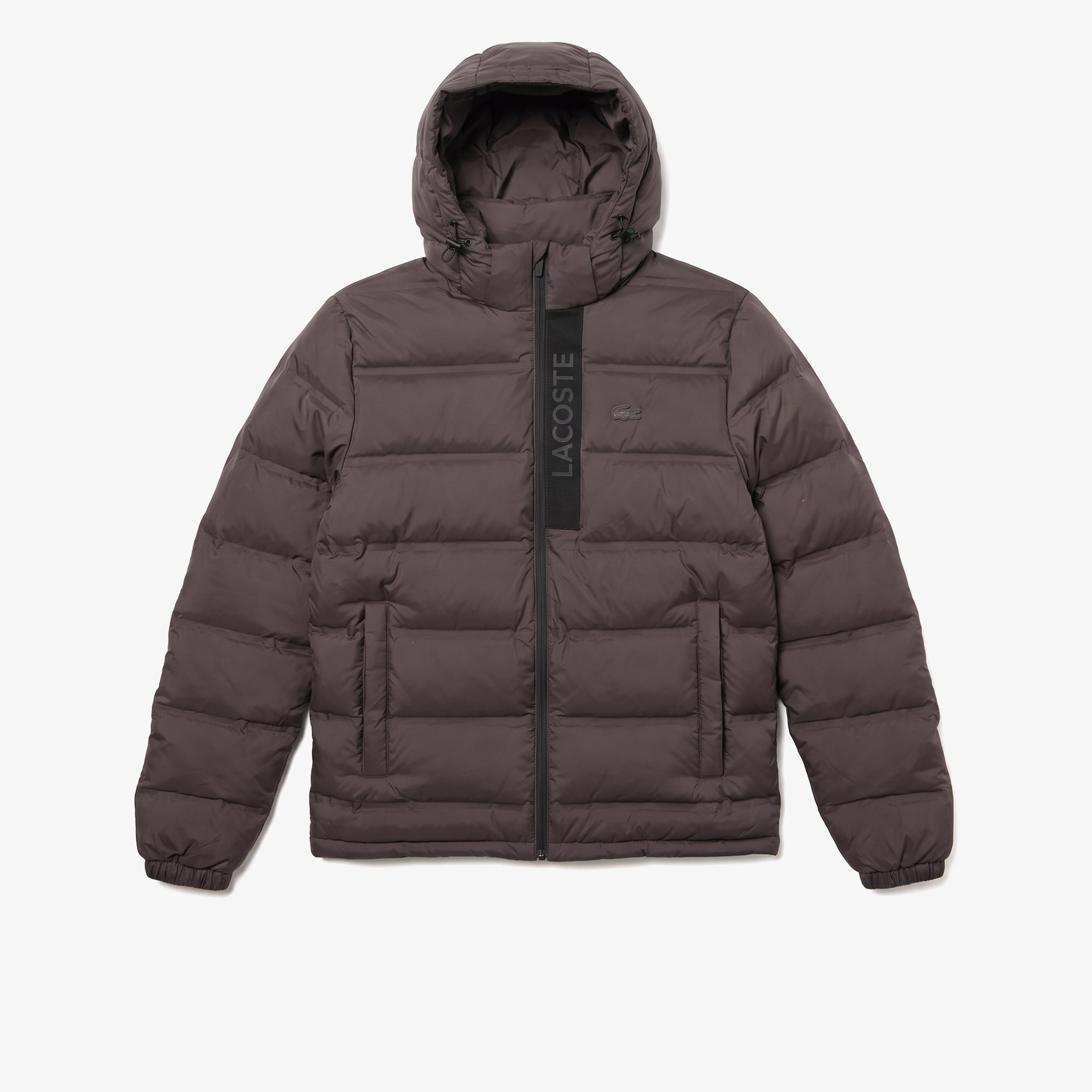 Erkek Regular Fit Kapüşonlu Koyu Kahverengi Şişme Mont Erkek Regular Fit Kapüşonlu Koyu Kahverengi Şişme Mont