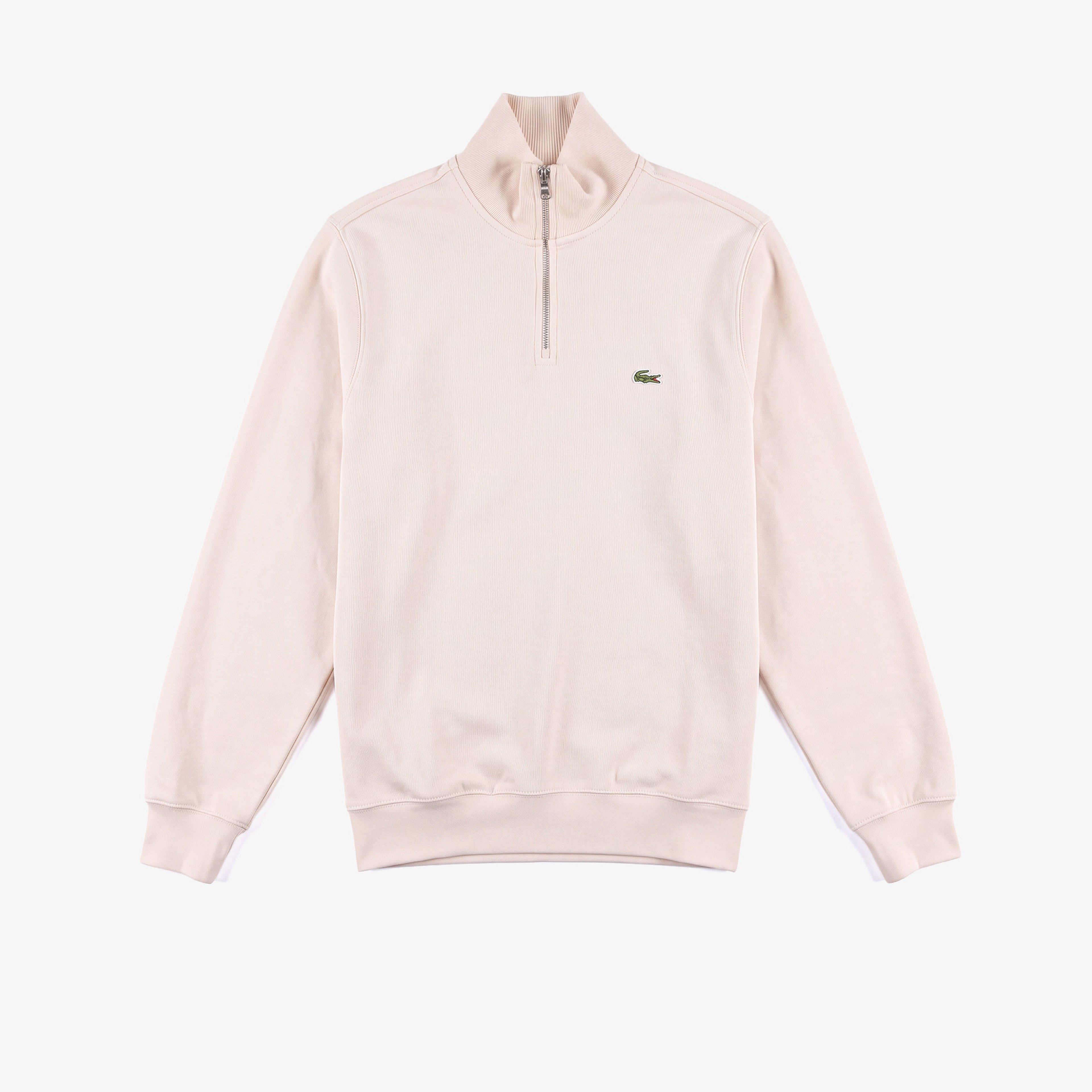 Erkek Regular Fit Yarım Fermuarlı Krem Sweatshirt Erkek Regular Fit Yarım Fermuarlı Krem Sweatshirt