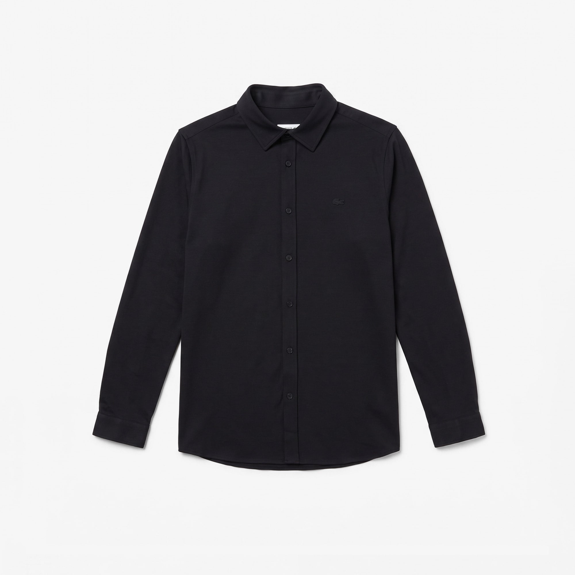 Erkek Slim Fit Siyah Gömlek