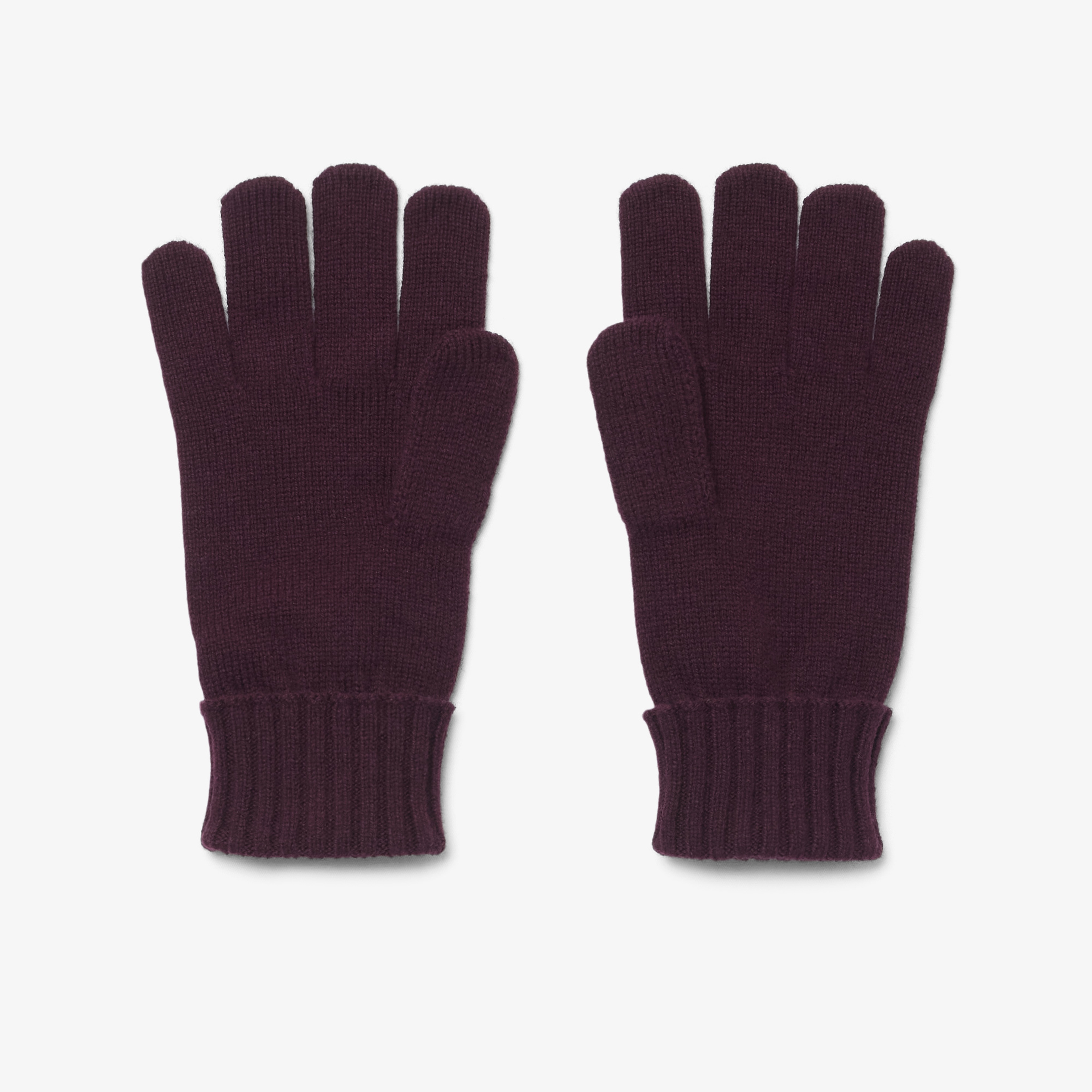 Unisex Yün Bordo Eldiven